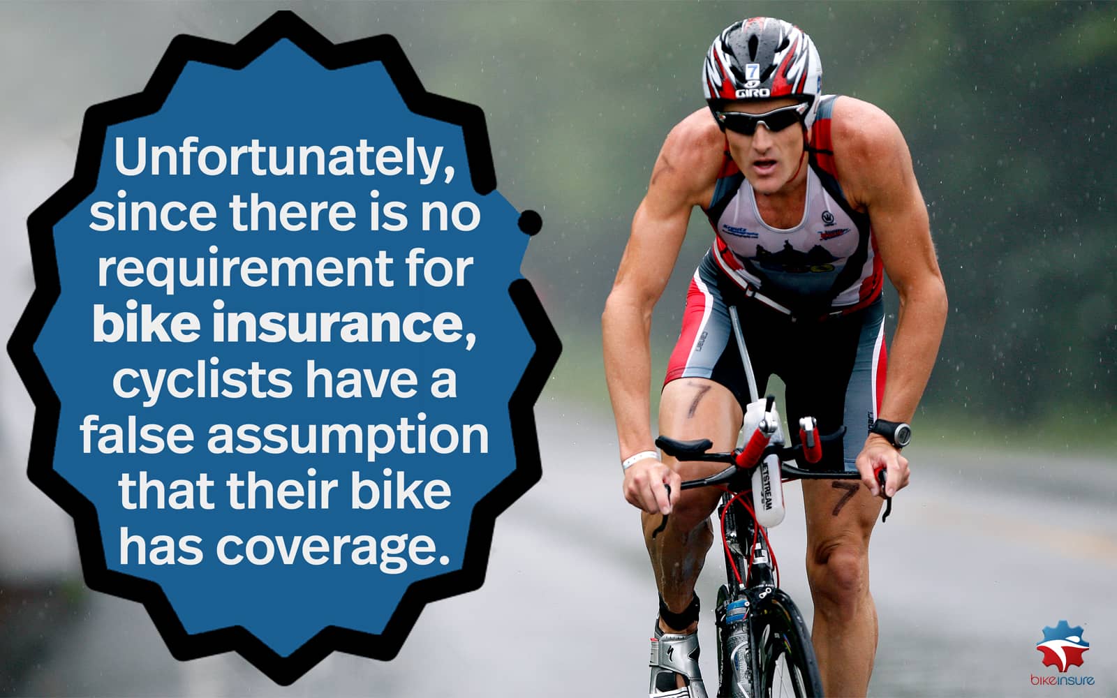 Triathlete with the false impression that homeowners insurance covers the bike