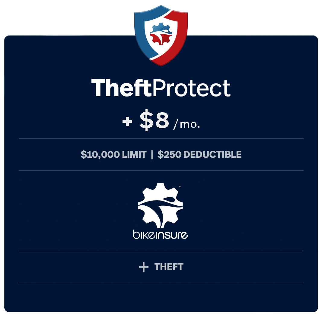 BikeInsure optional bike theft protection