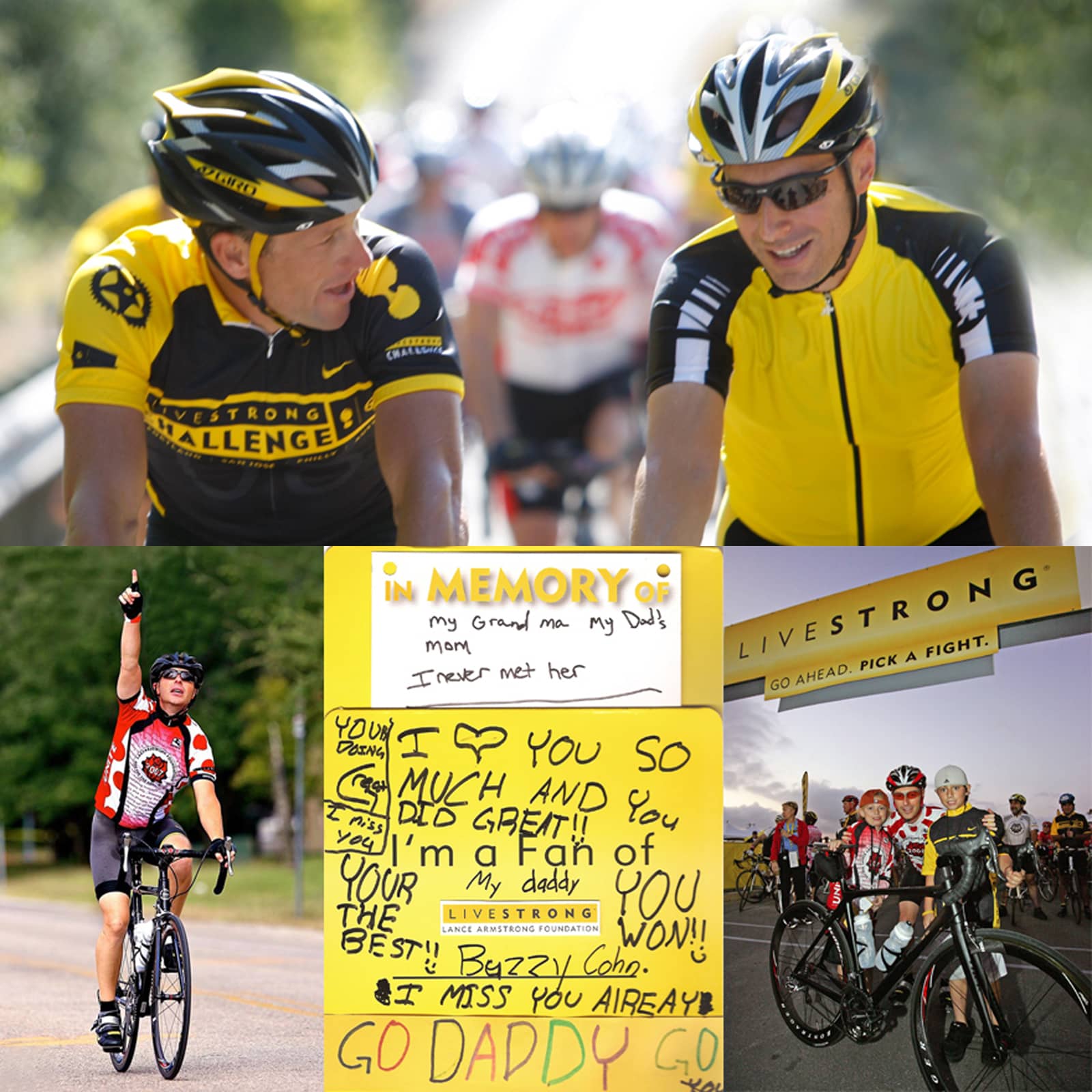 LiveStrong cancer fundraiser ride