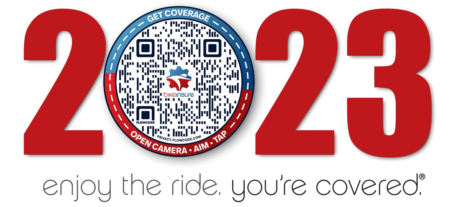 Scan the QR code to sign up for BikeInsure