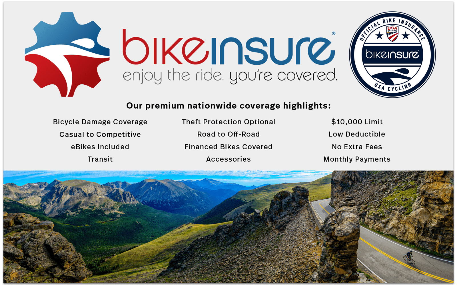 BikeInsure nationwide coverage highlights for USA Cycling members