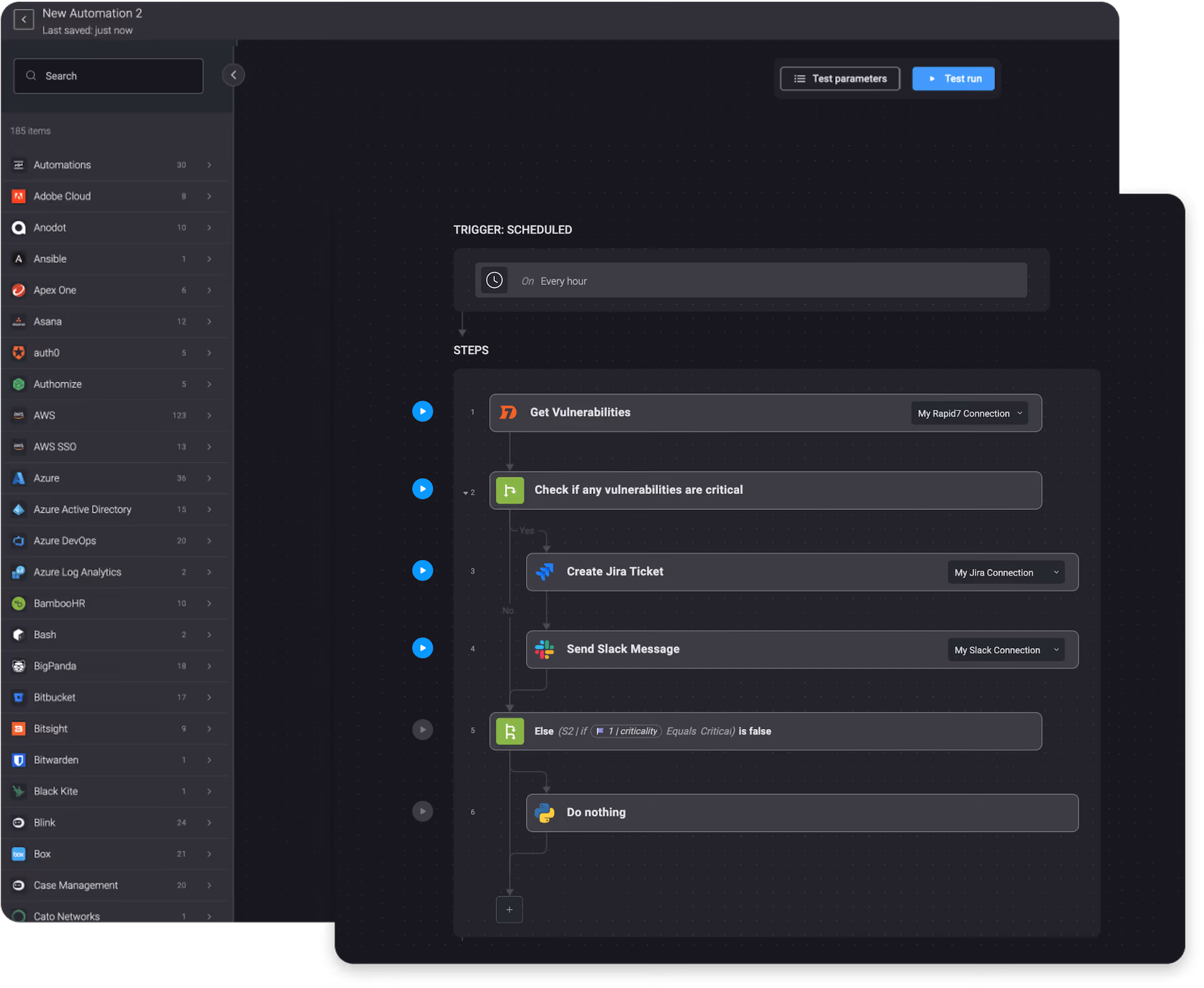 Blink Workflow with Rapid7 and Jira