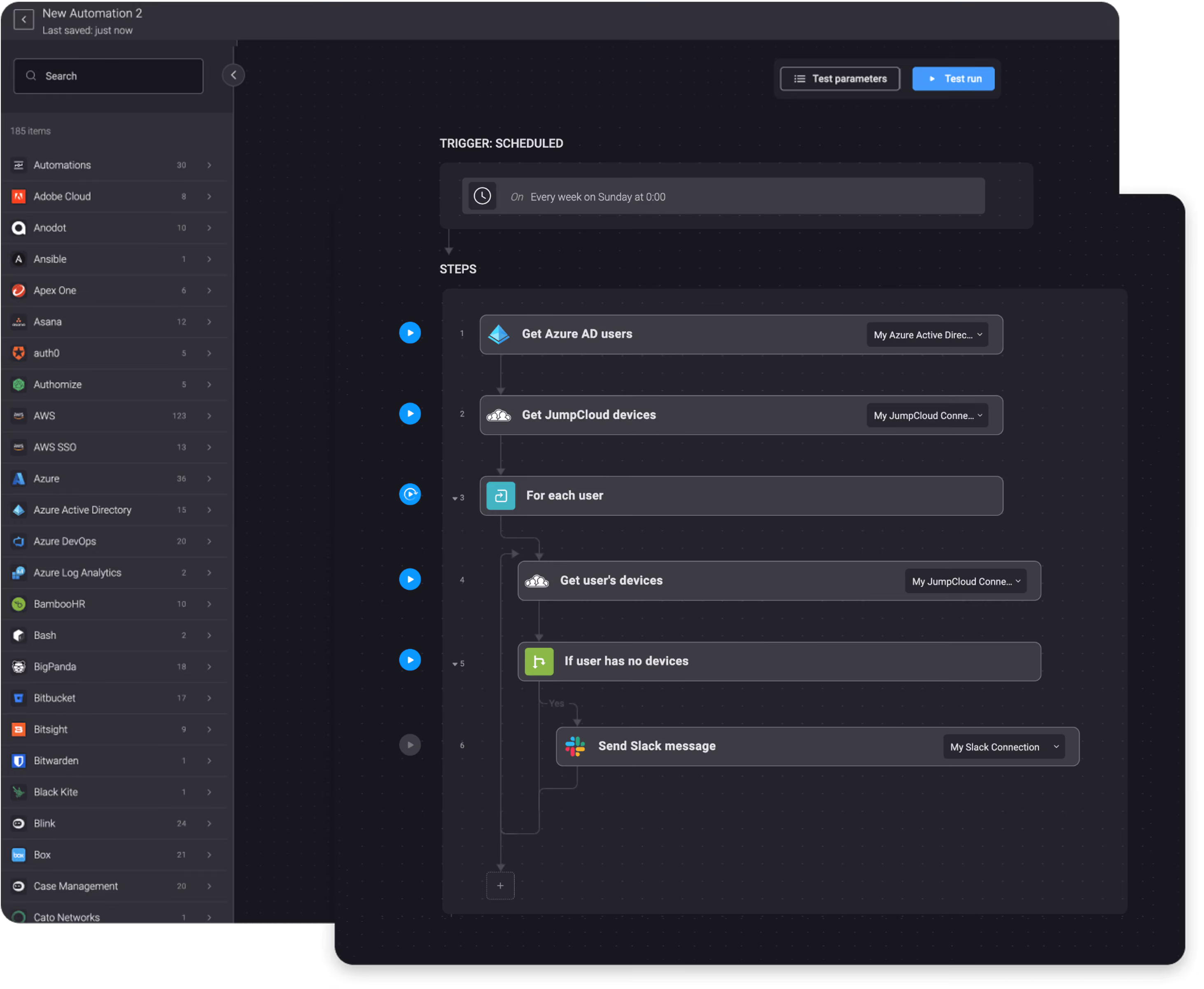 Blink Workflow: Check if Azure Active Directory Users Have Registered Devices in JumpCloud