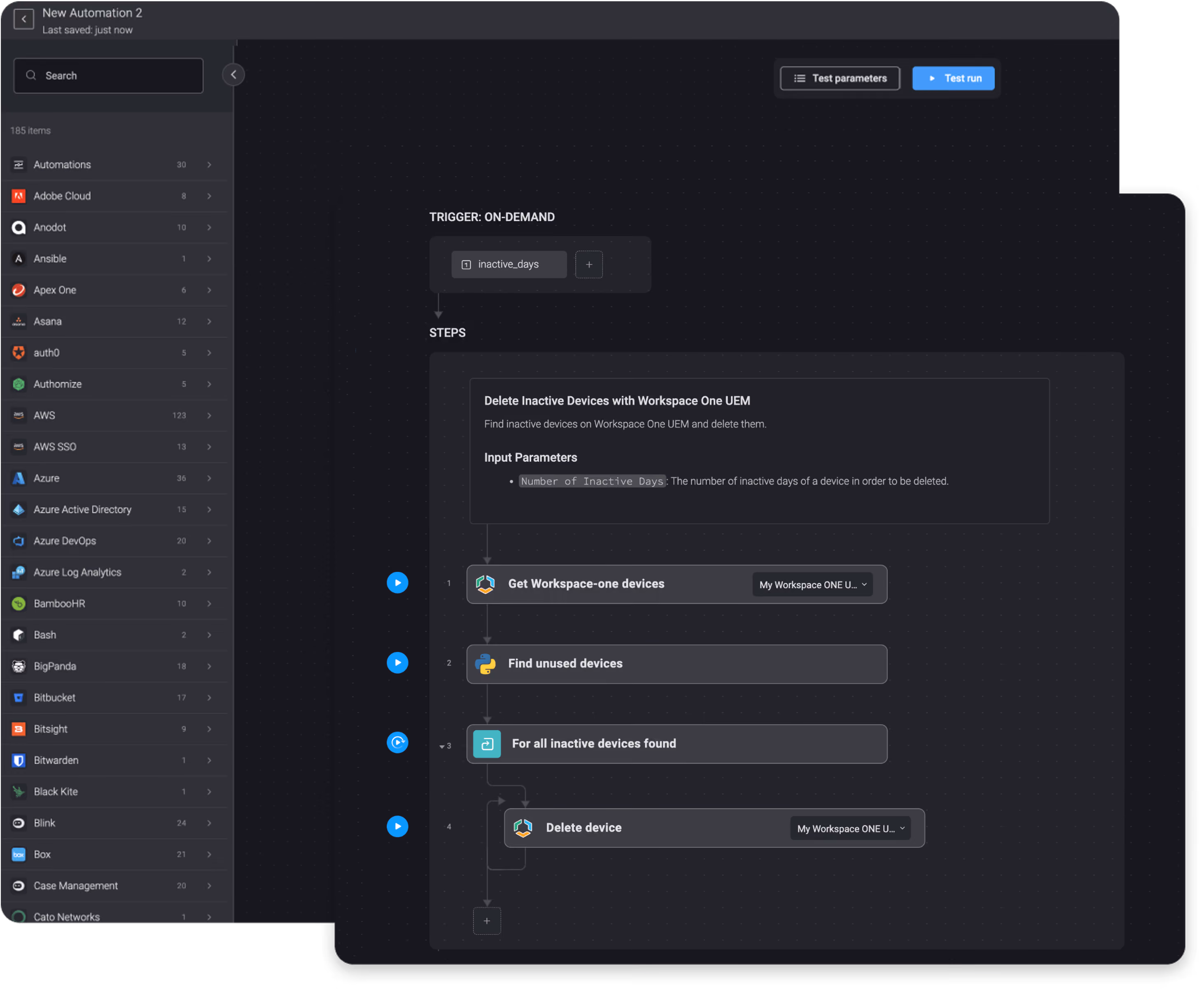 Blink Workflow: Deleting Inactive Devices with Workspace ONE UEM