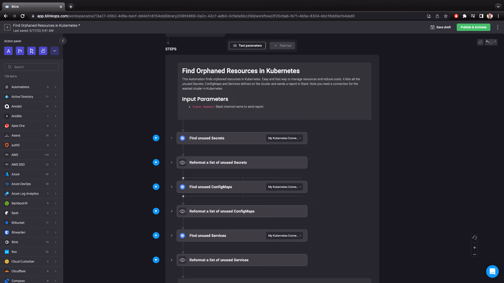 Blink Automation: Find Orphaned Resources in Kubernetes