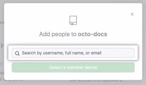 Inviting collaborators