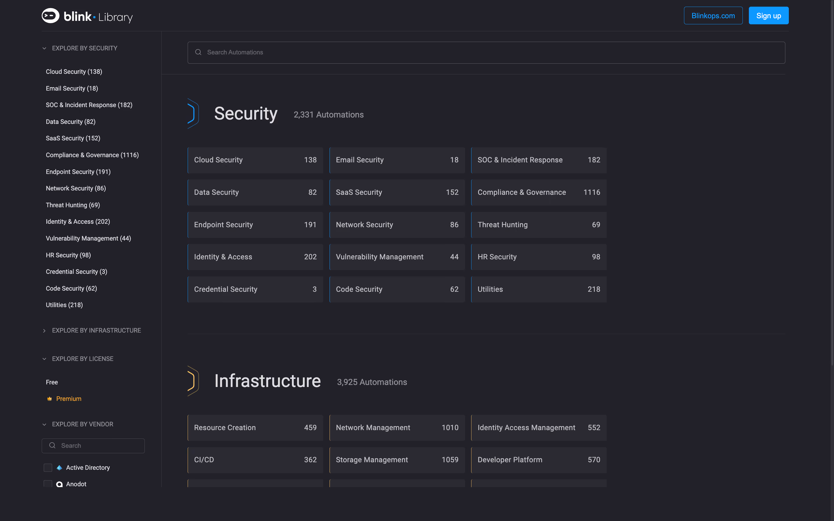 blink automation library