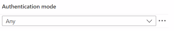 mfa authentication mode