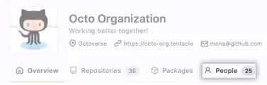 members of an organization
