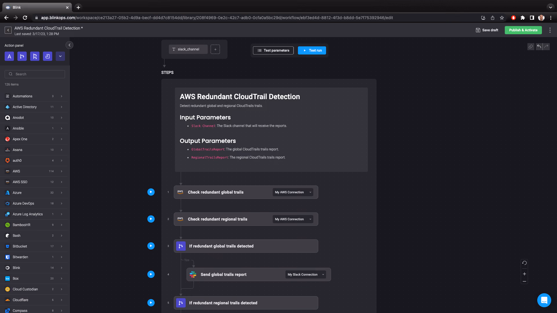 Blink Automation: AWS Redundant CloudTrail Detection