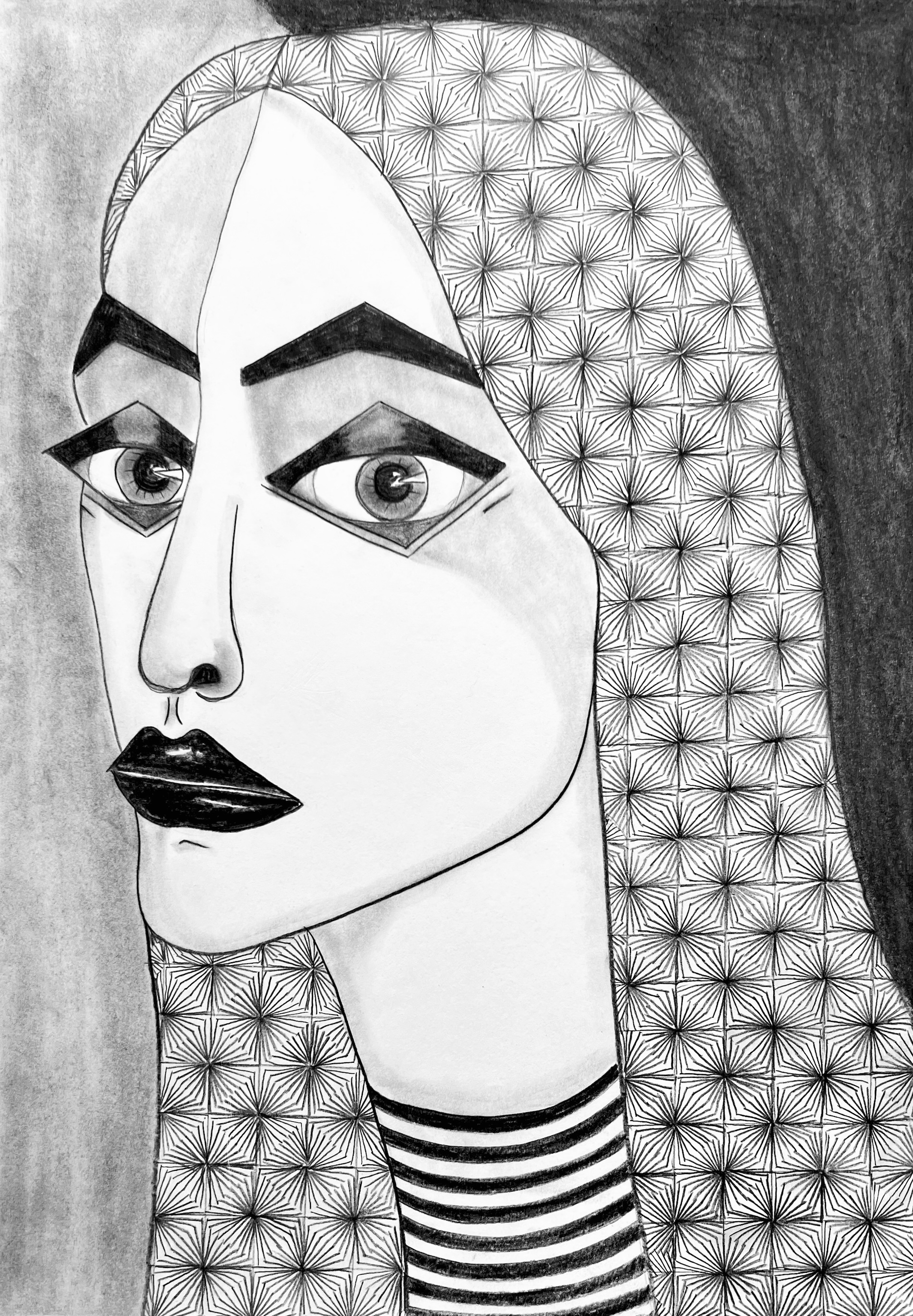 Die Wahrnehmende I 42x29,7