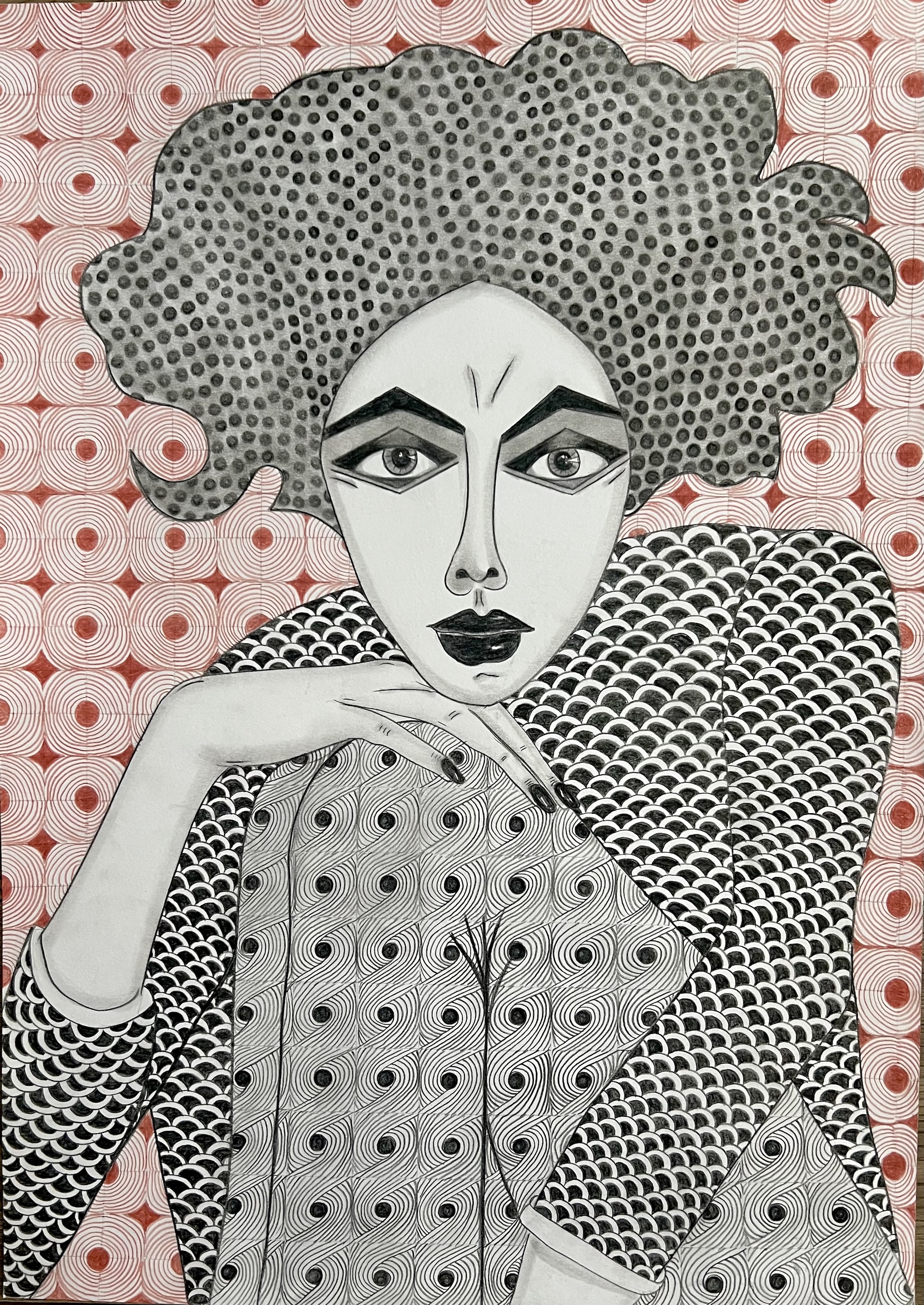 Die Betrachtende I 59,4x42