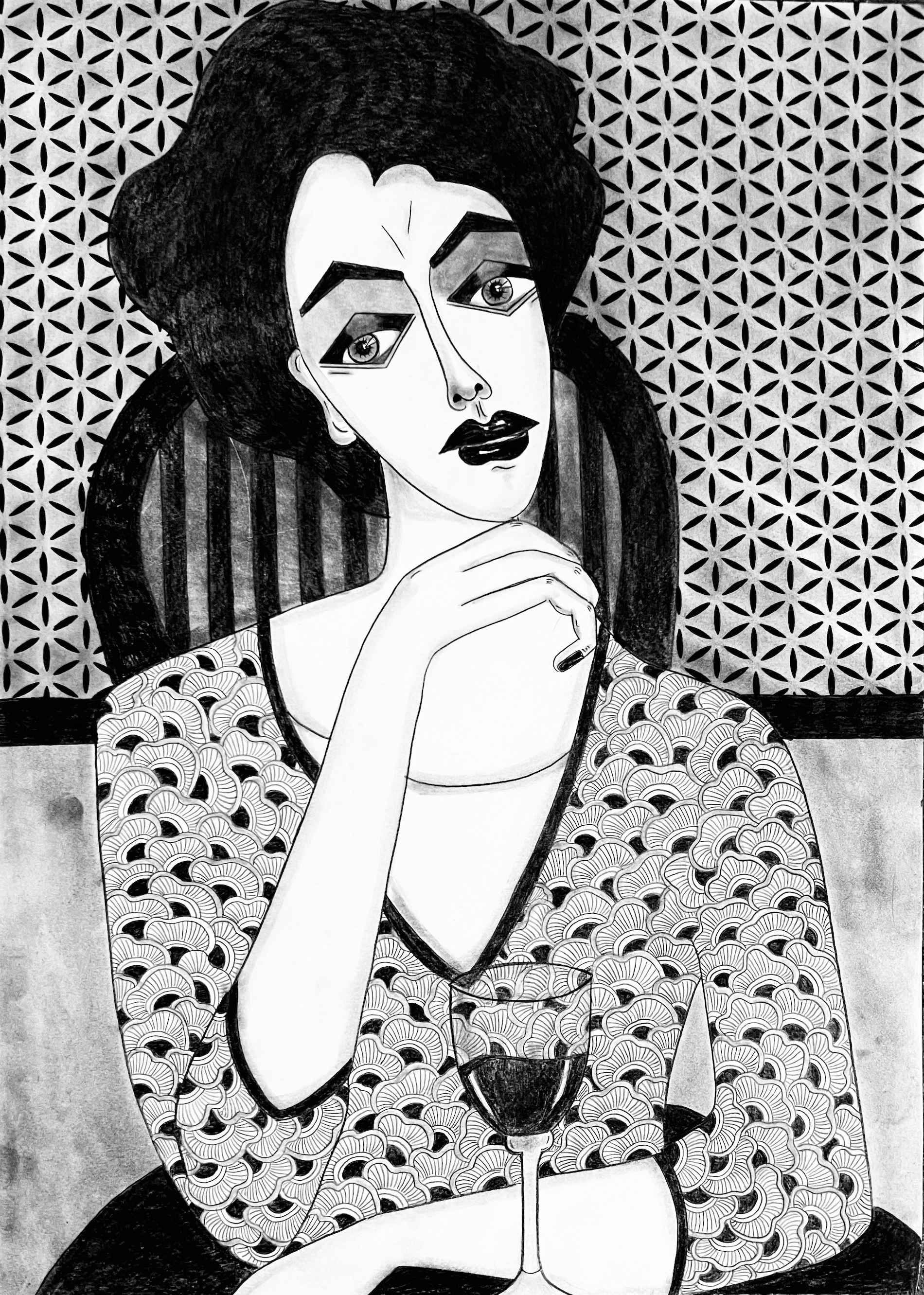 Die Sehnsüchtige I 59,4x42