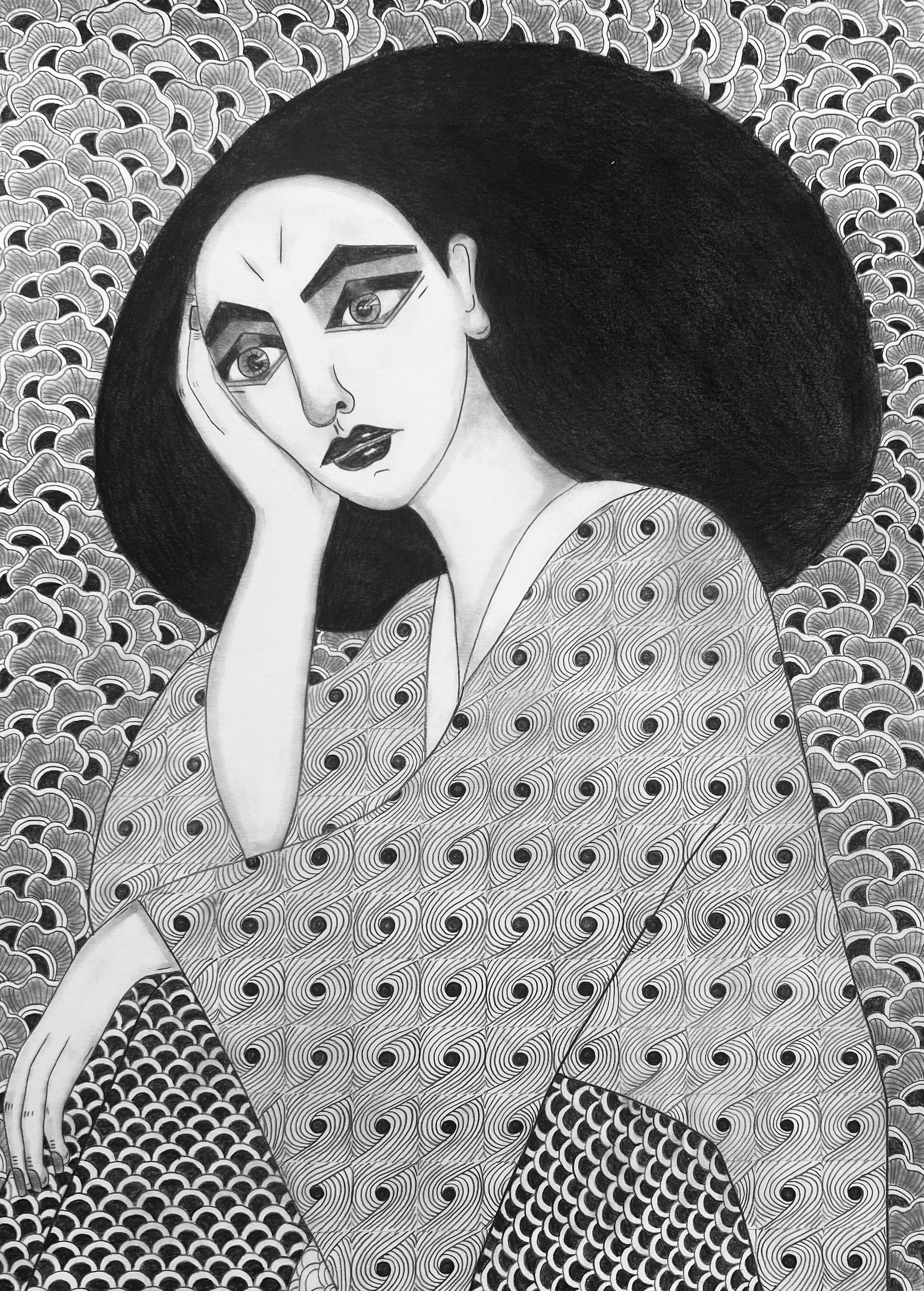 Die Erinnernde I 59,4x42