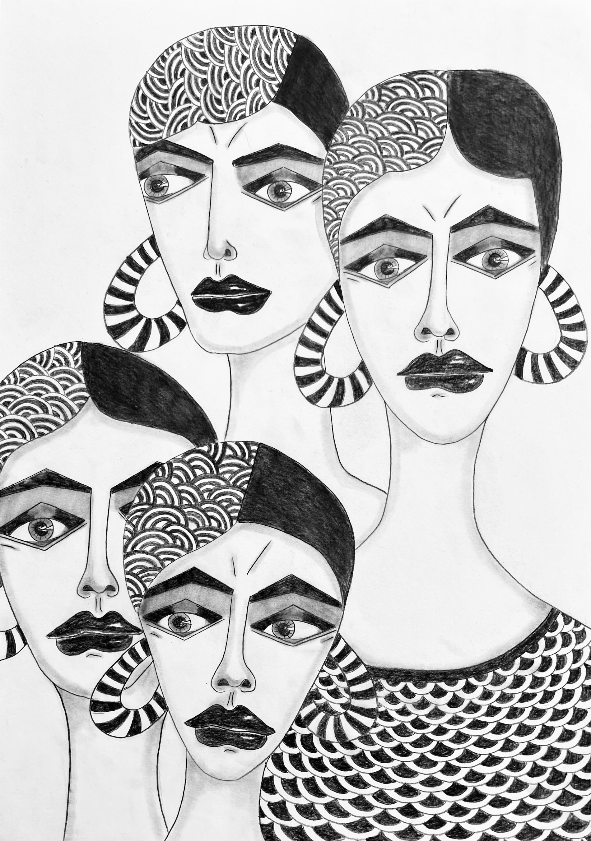 Die Darstellenden I 59,4x42