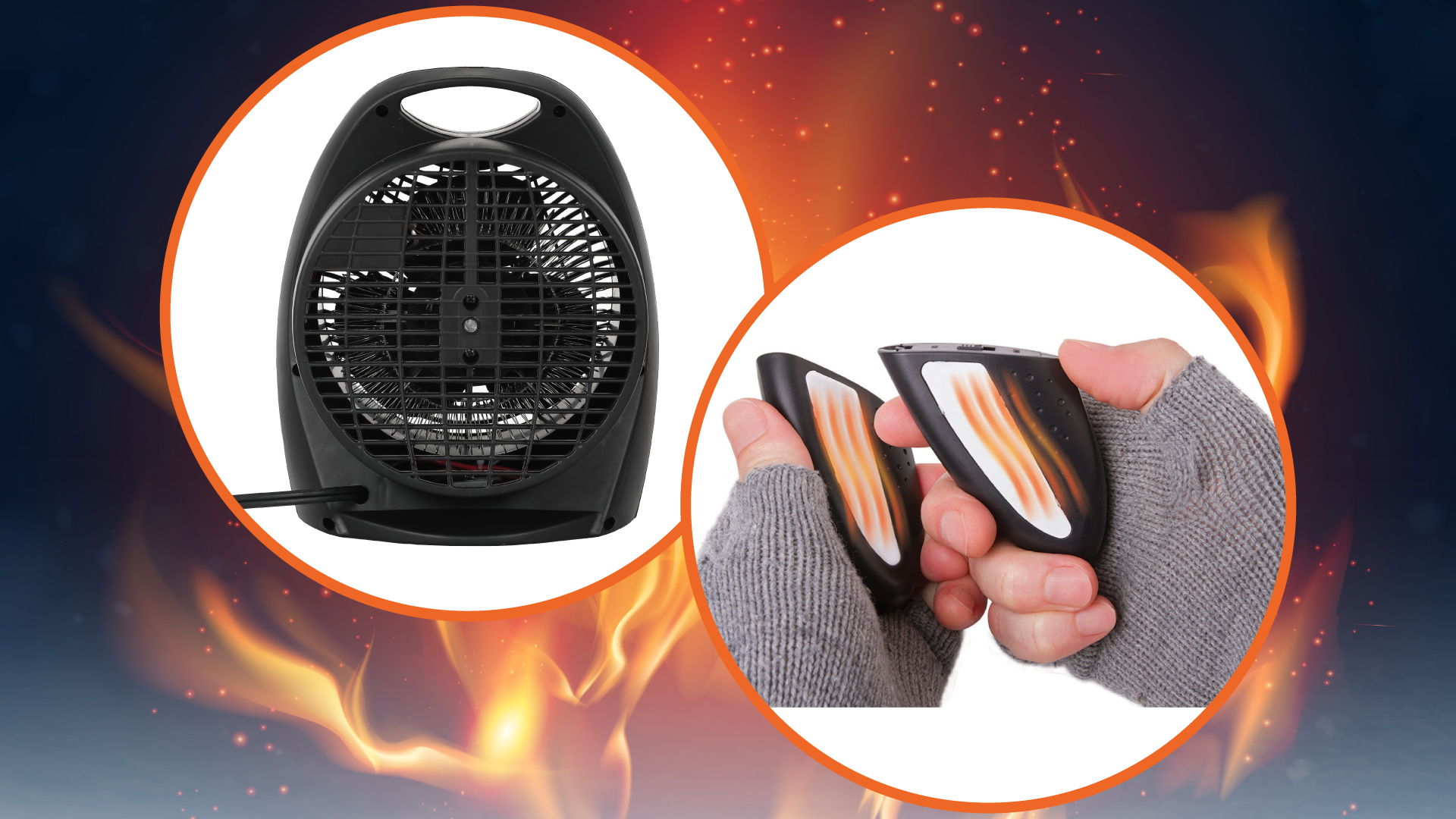 Black & Decker Space Heater and Electronic Hand Warmers
