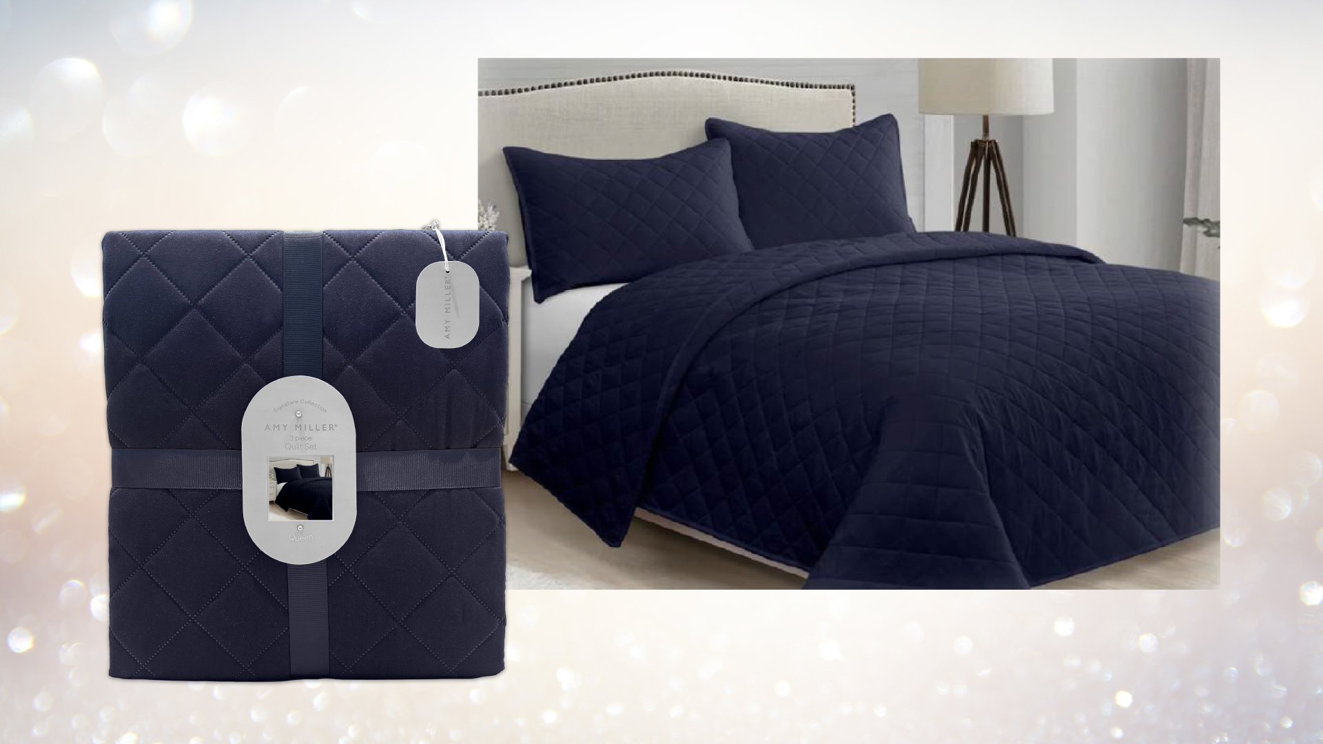 Amy Miller queen size comforter set 