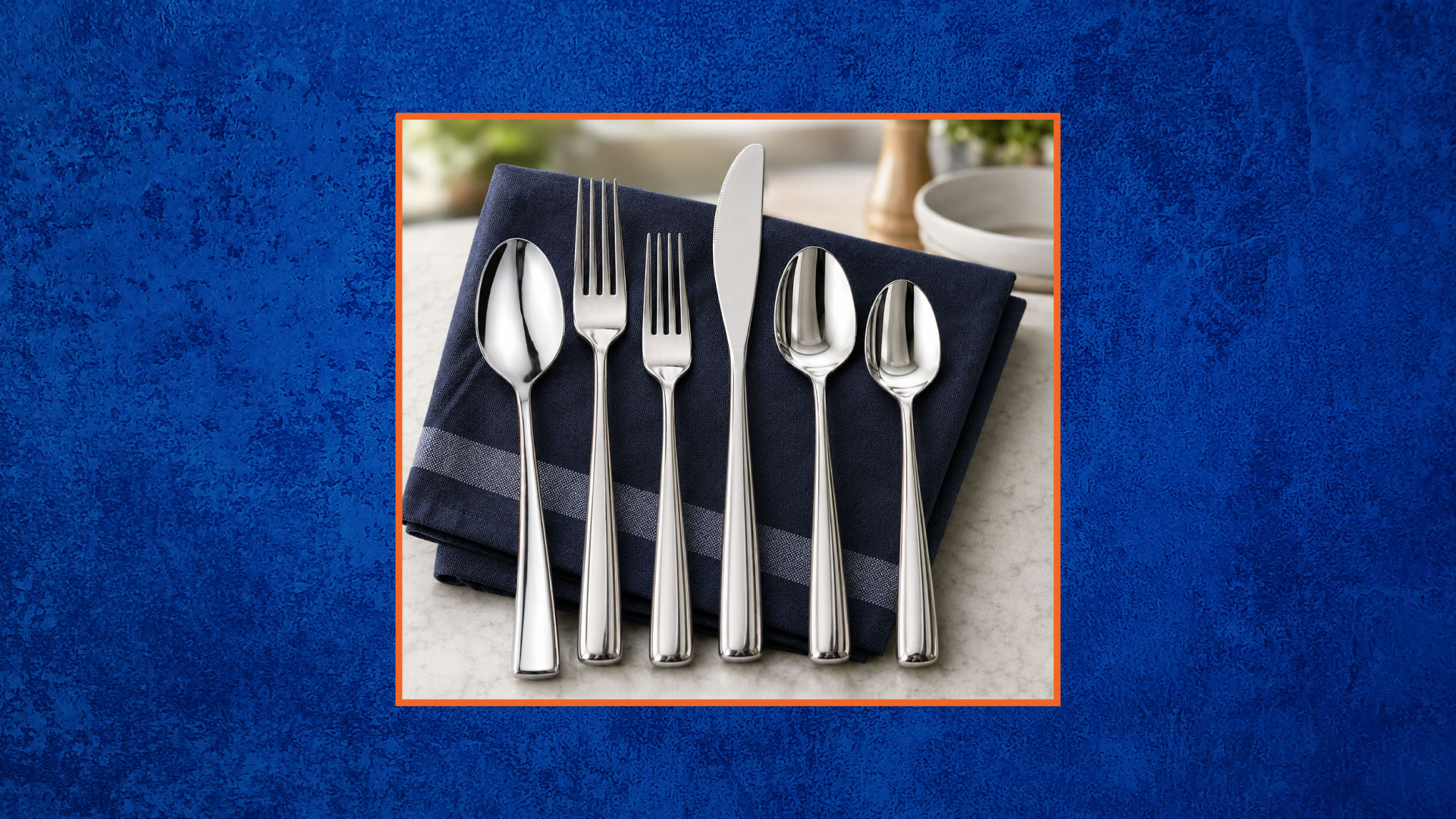 Master Chef 20-Piece Stainless Steel Polished Flatware Set free gift giveaway