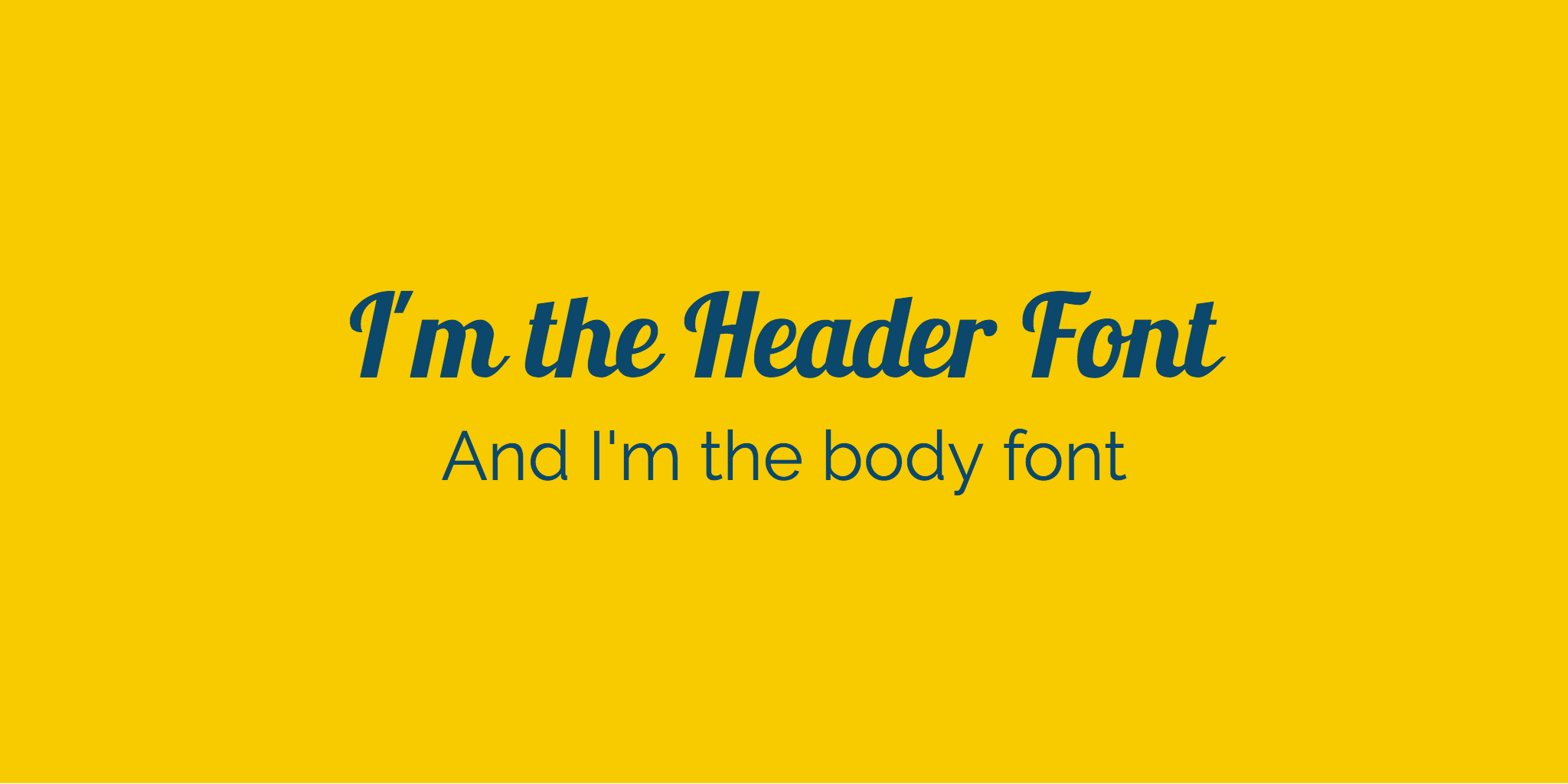 fonts