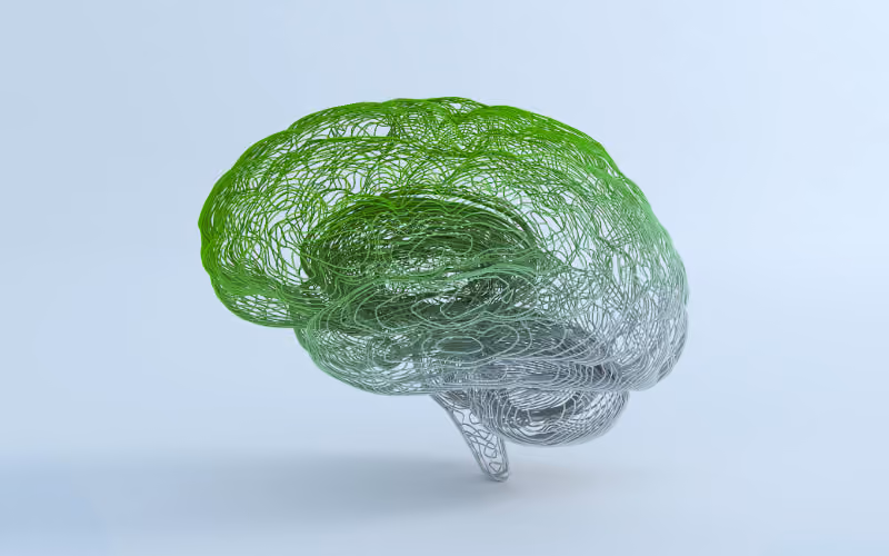 Abstract brain illustration representing BDNF, neuroplasticity, and cognitive function