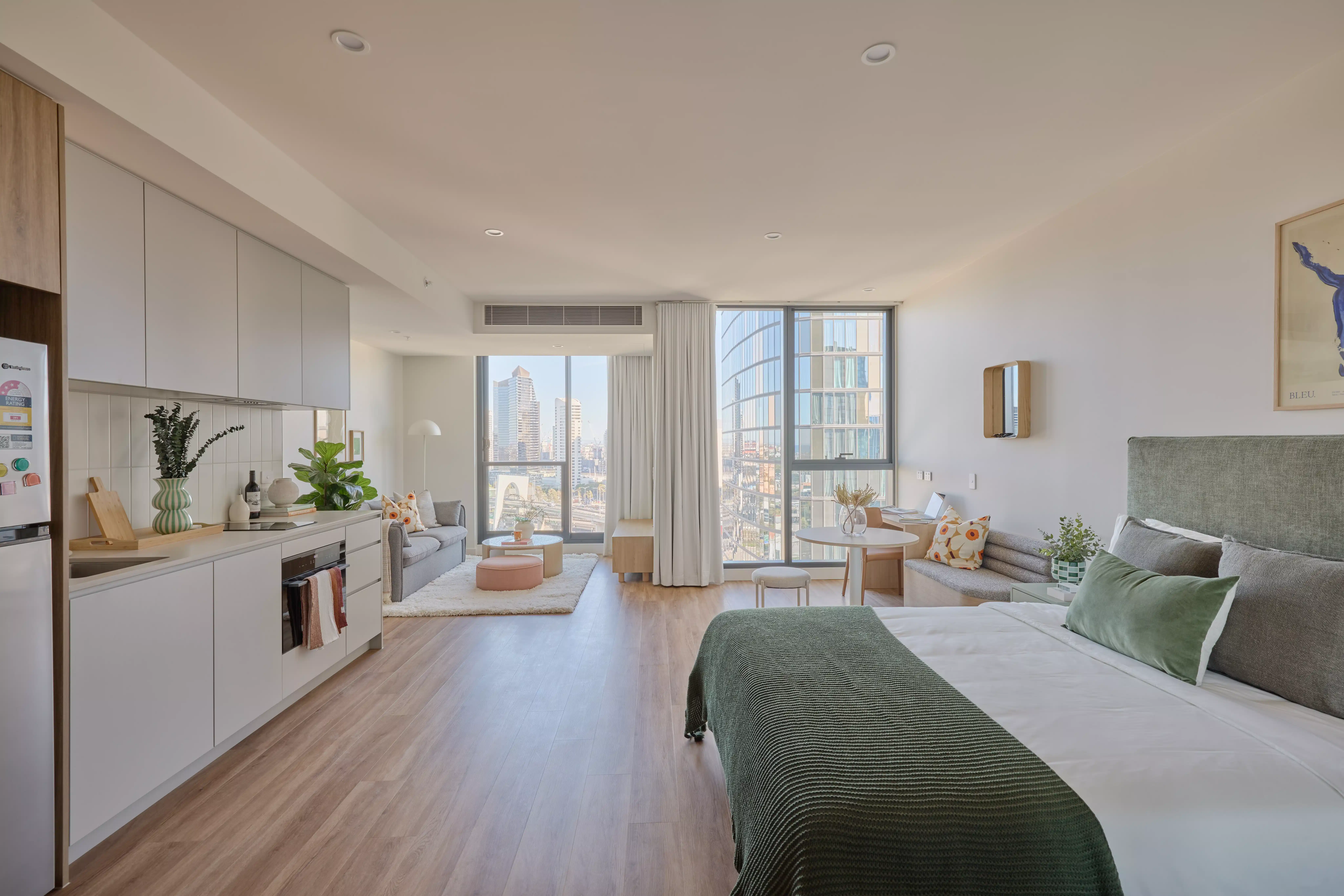 Studio Apartment Unfurnished - Bedroom
