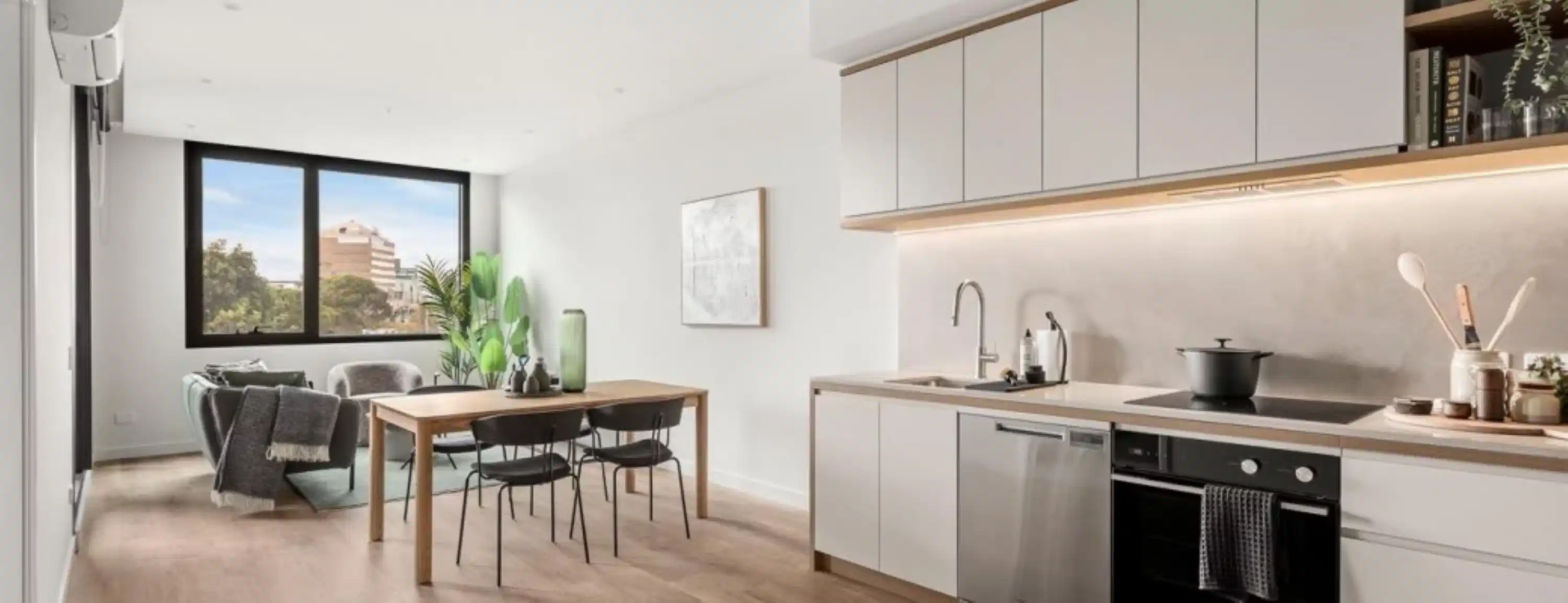 1 Bed 1 Bath - Furnished - Kitchen