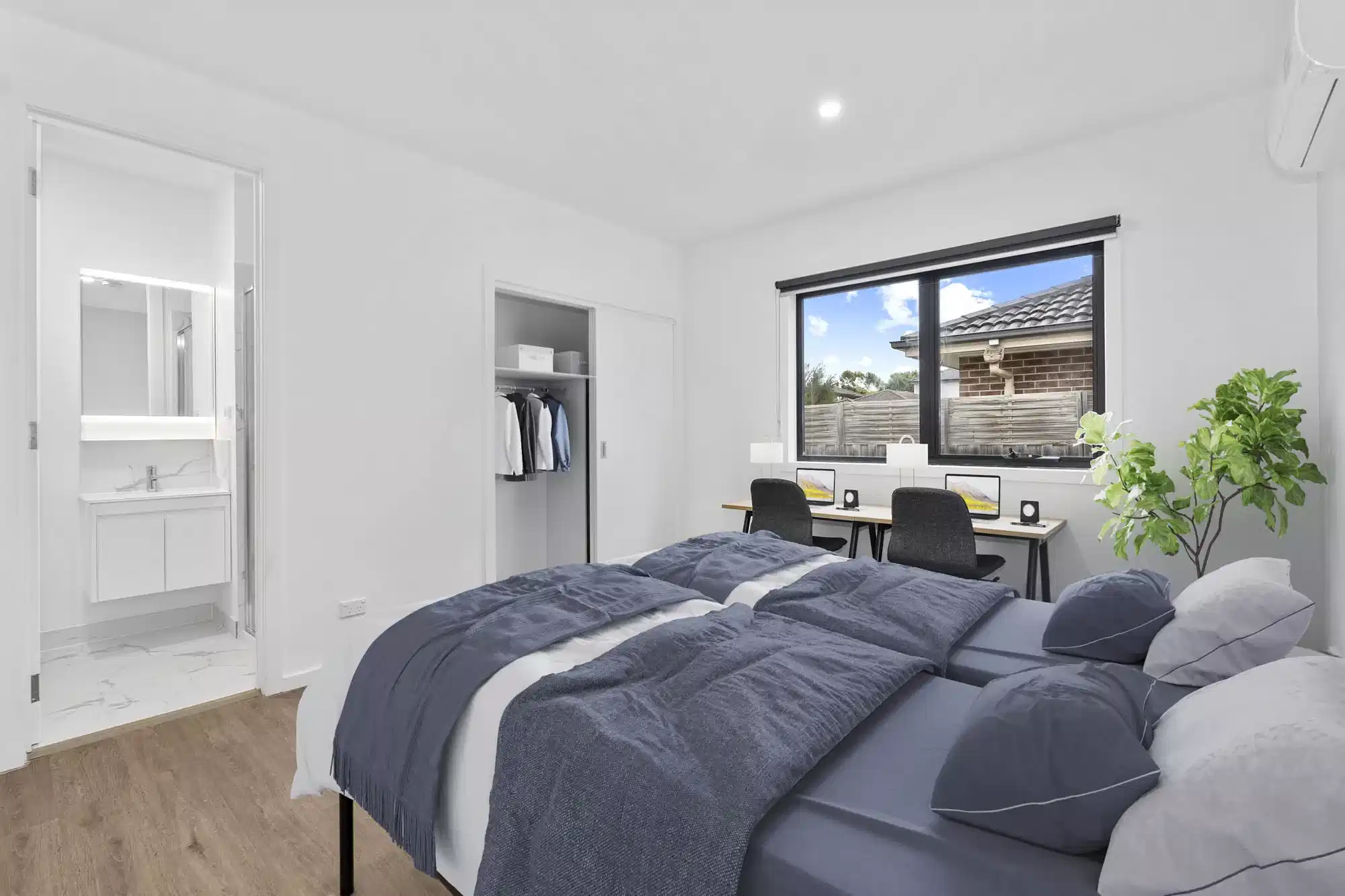 Twin Room Ensuite - Bedroom