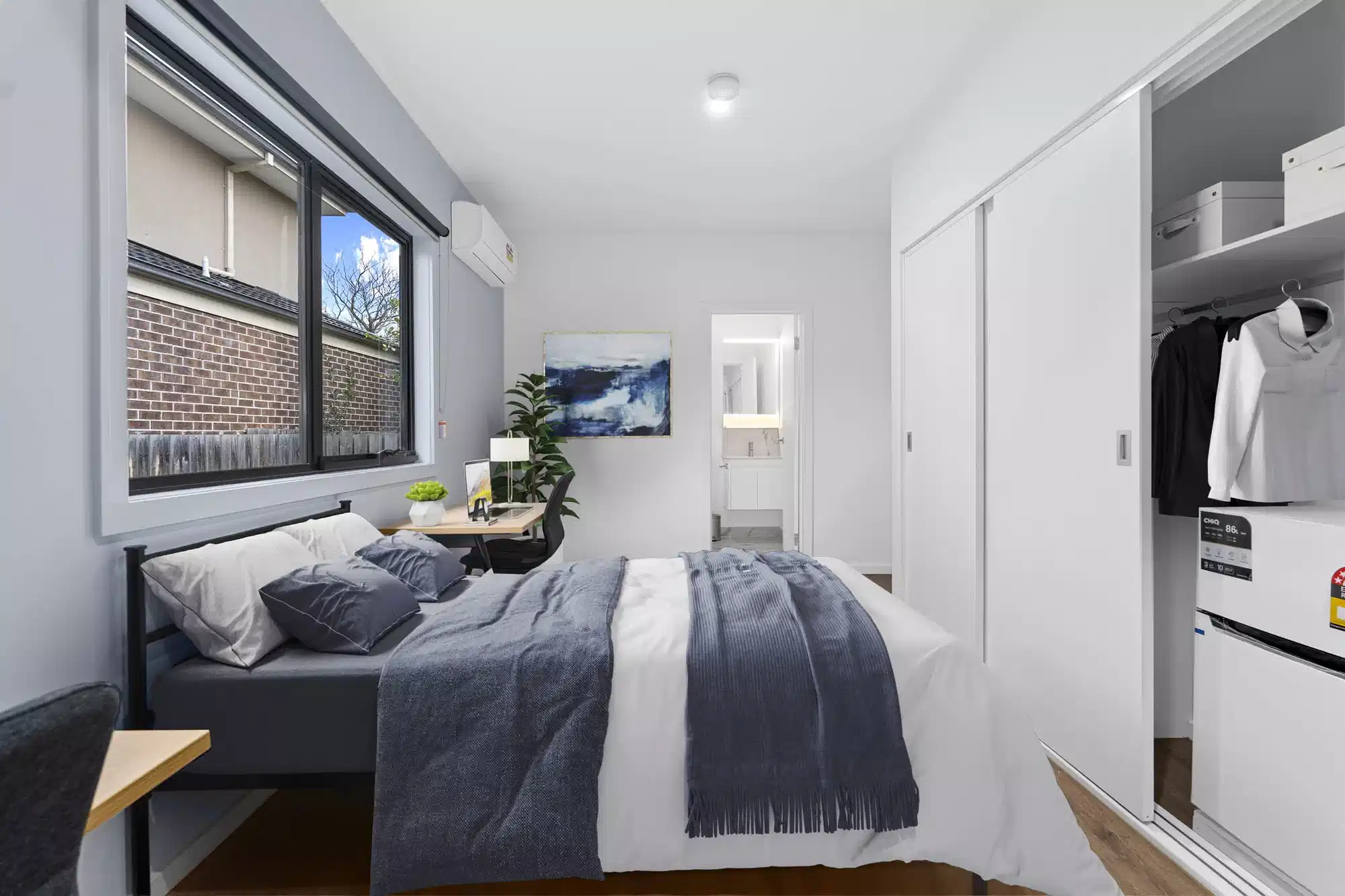 Studio Twin Ensuite - Bedroom