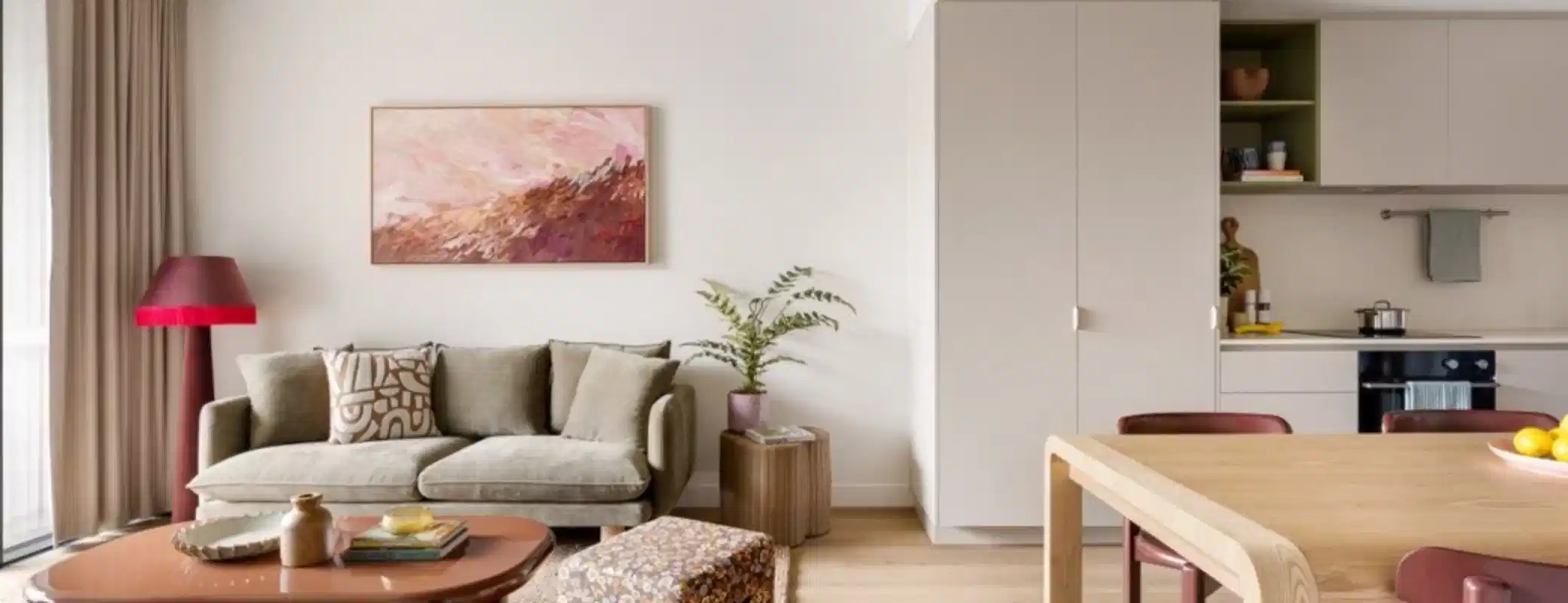 2 Bed 1 Bath - Common Area