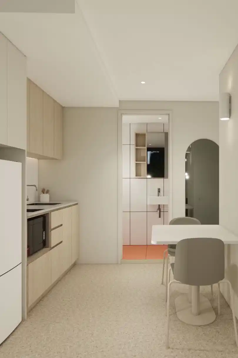 Single Bedroom – 2 Share Apt - Kitchen