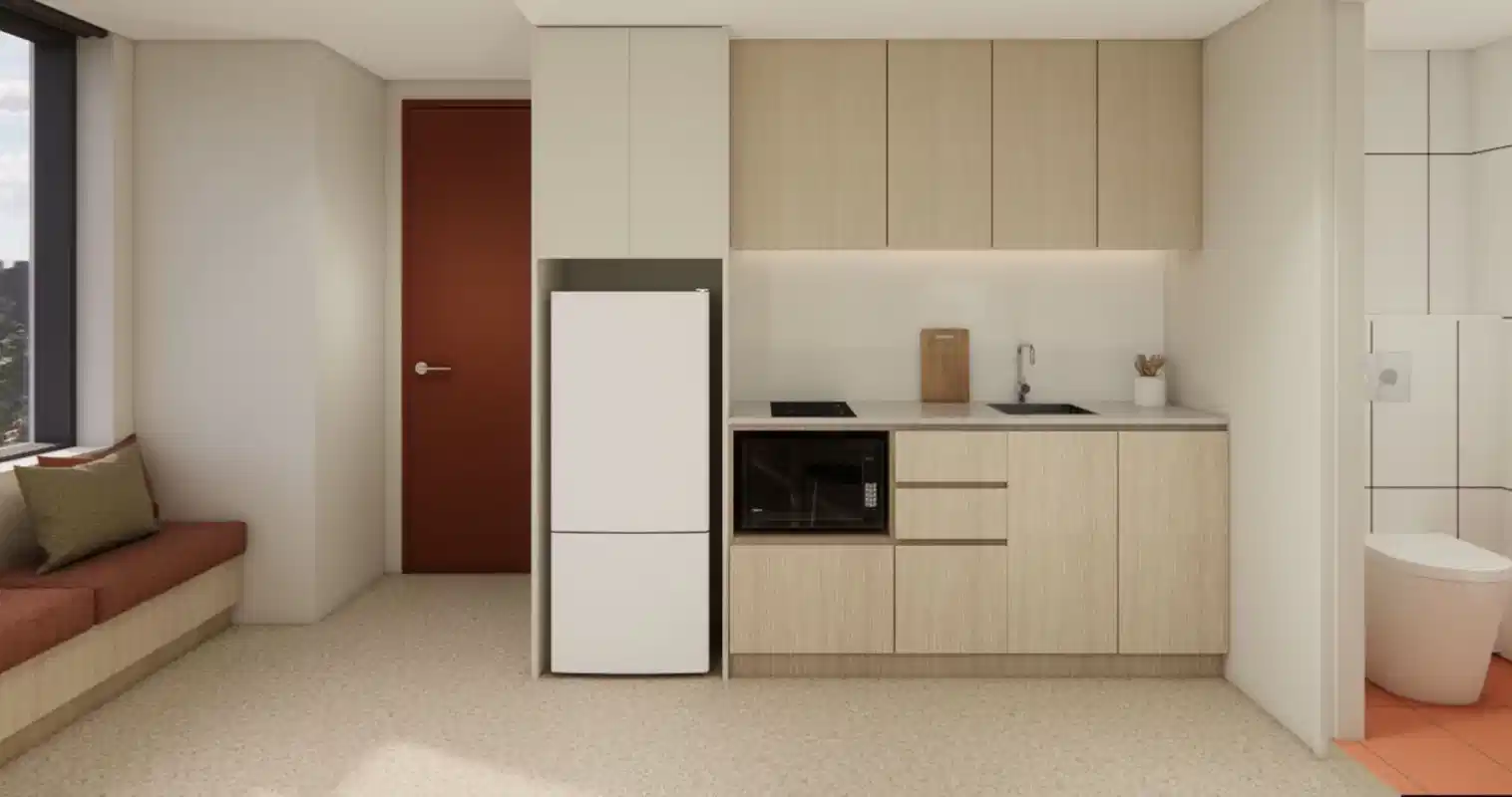 Single Bedroom – 2 Share Apt - Kitchen