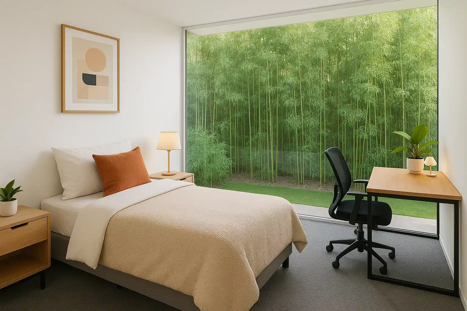 Room 4 - Large Single Room - Bedroom