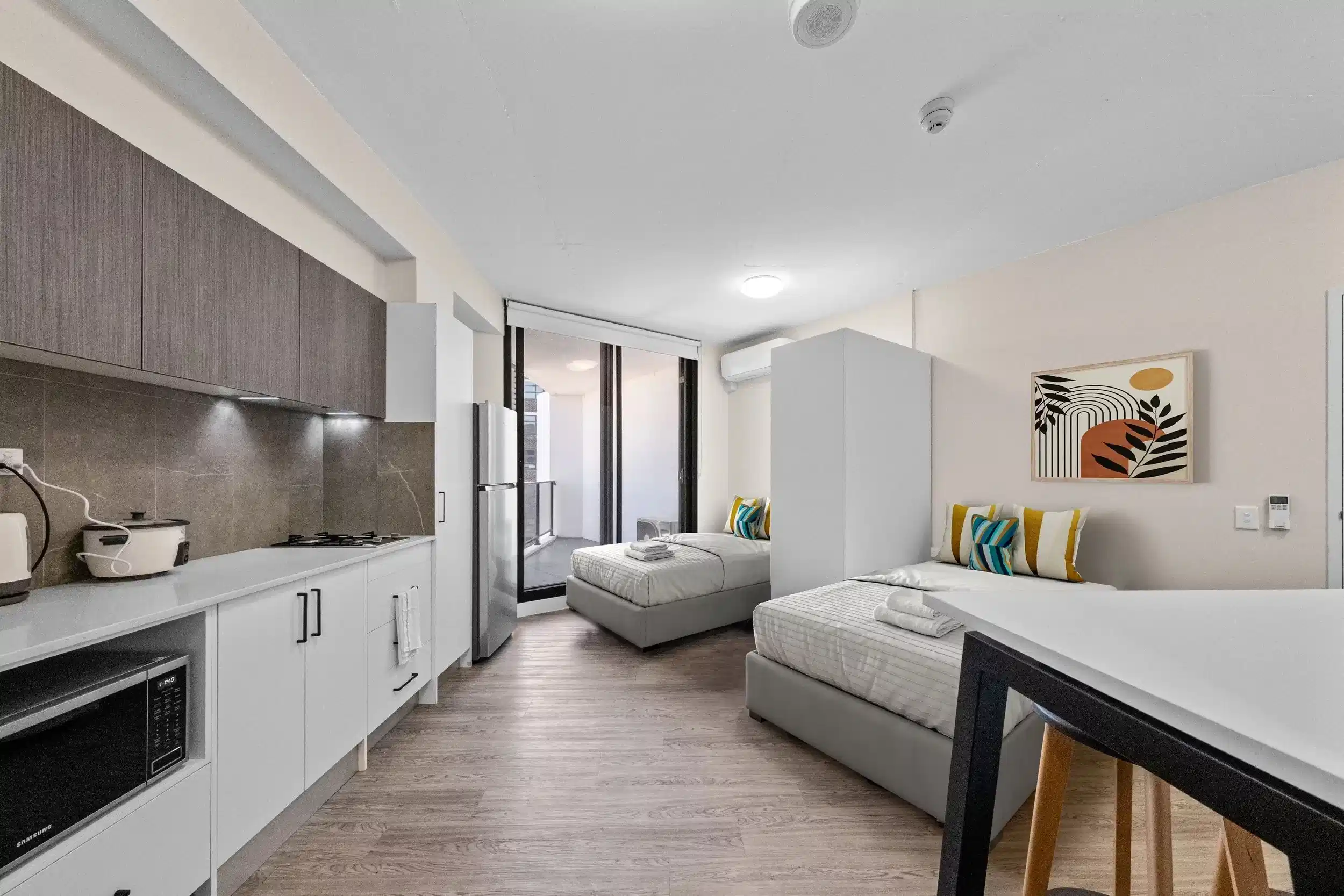 Deluxe Twin Share Studio - Bedroom