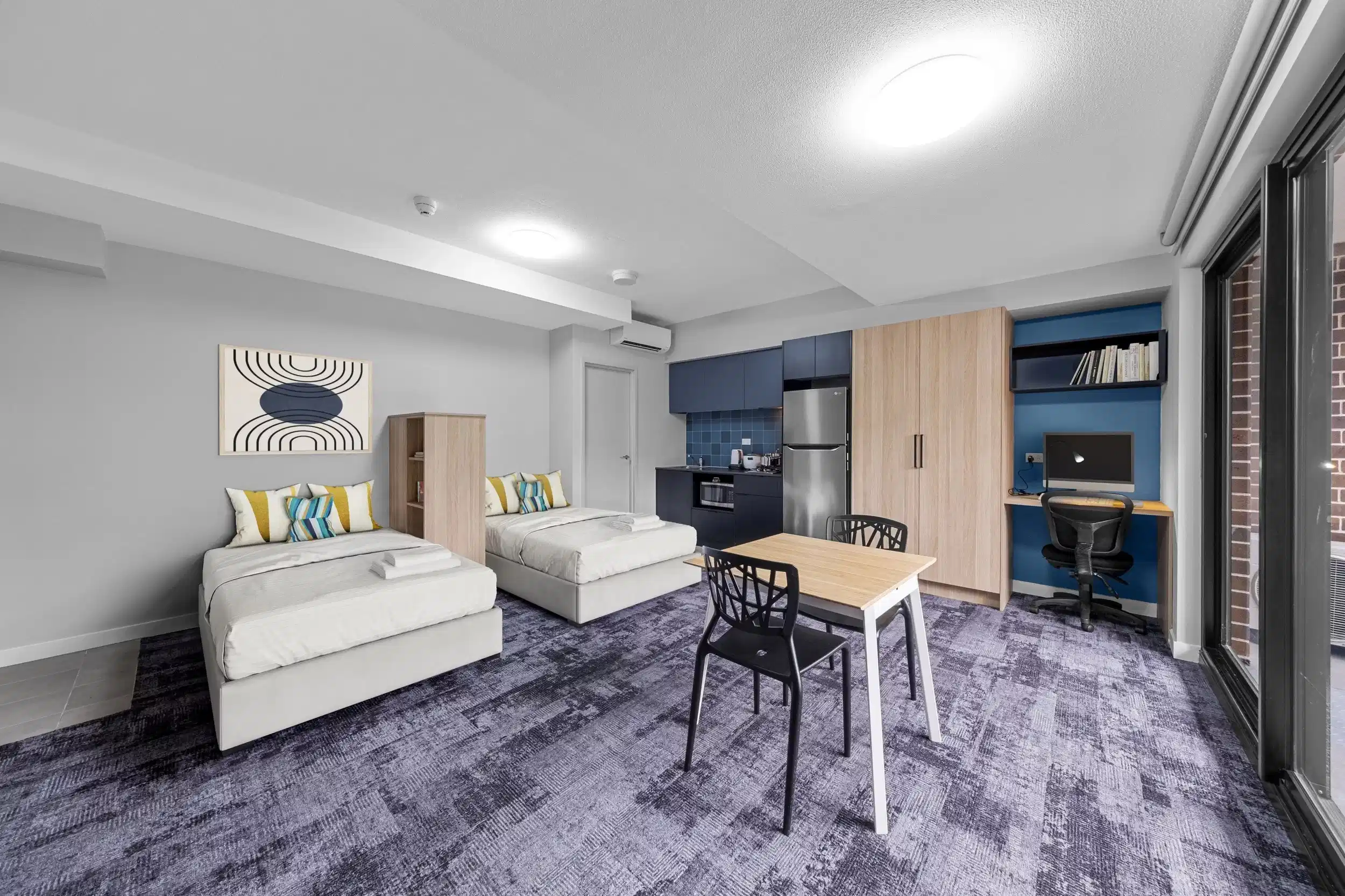 Penthouse Twin Share Studio - Bedroom
