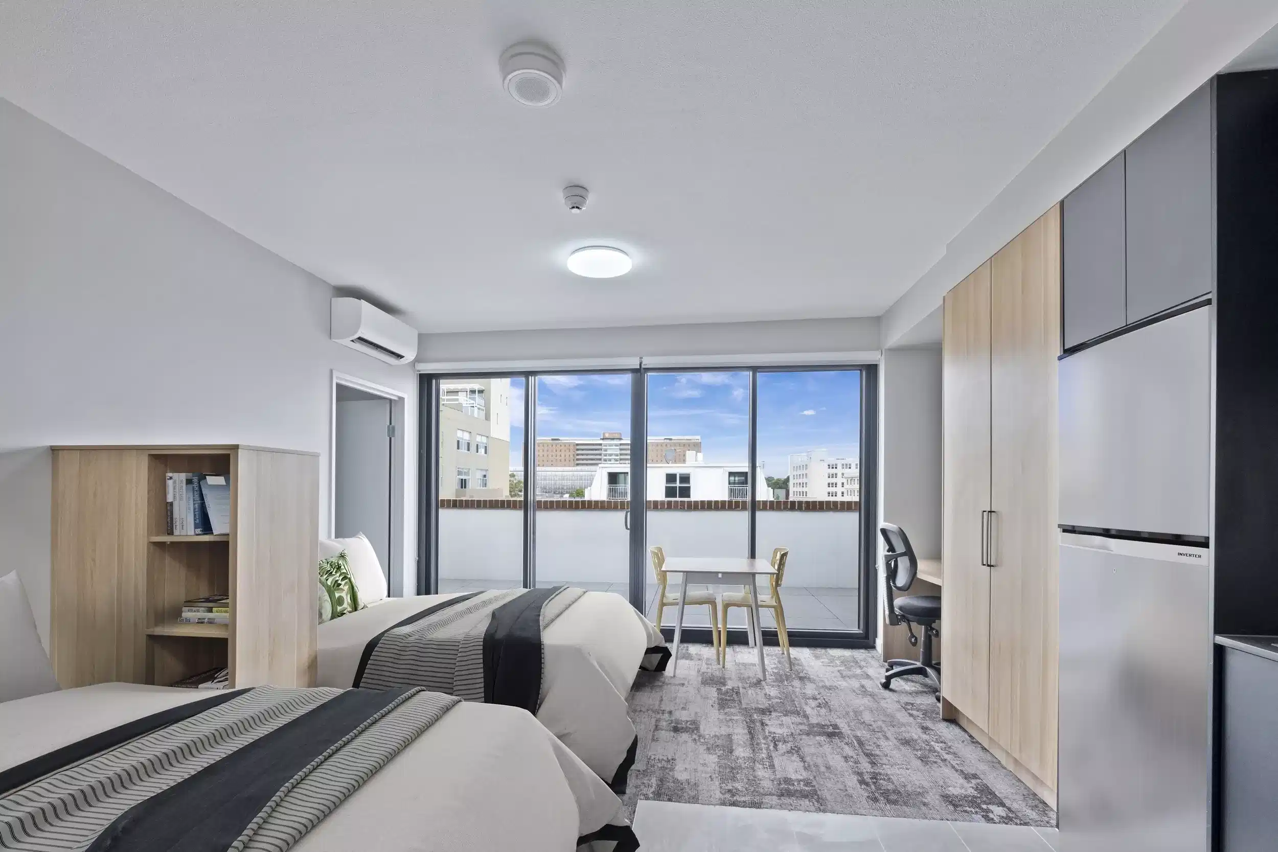 Penthouse Twin Share Studio - Bedroom