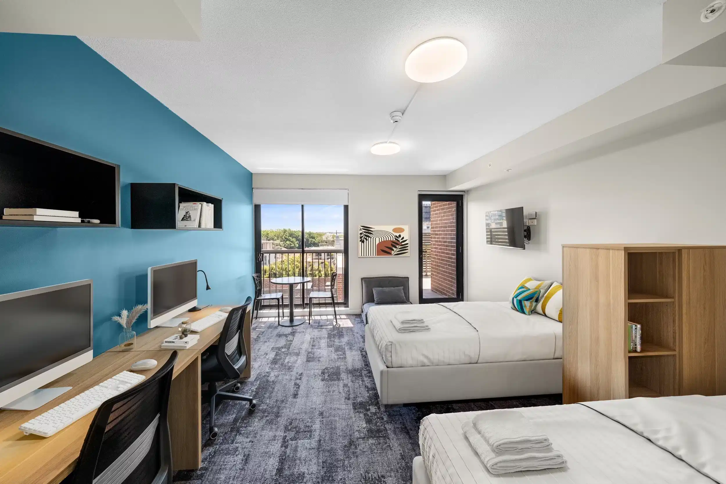 Penthouse Twin Share Studio - Bedroom