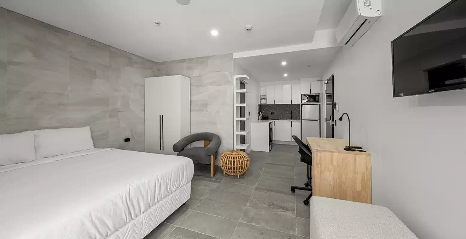 Preimum Single Studio - Bedroom