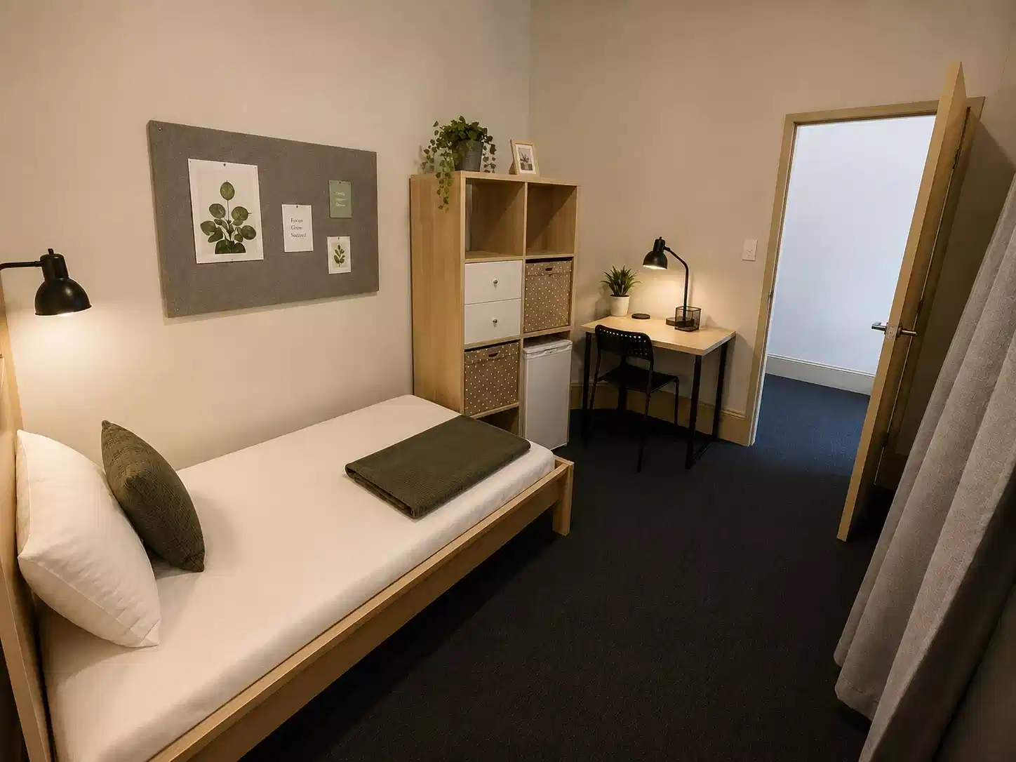 Private Single Room - Bedroom