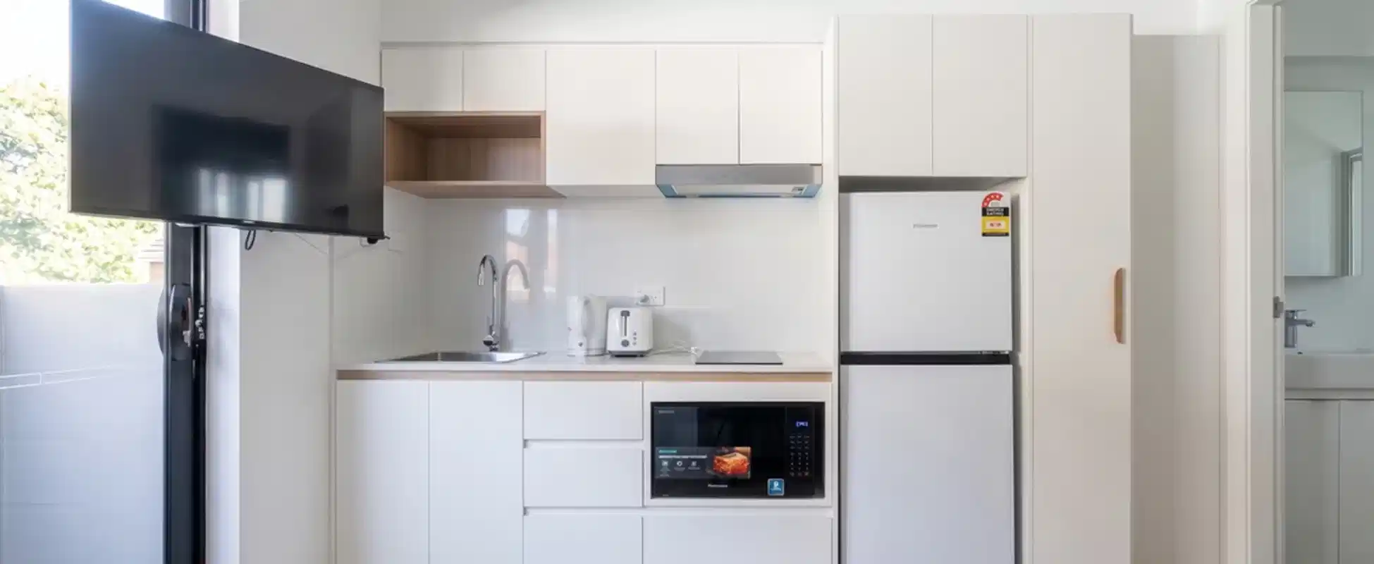 Studio with Terrace  - Kitchen