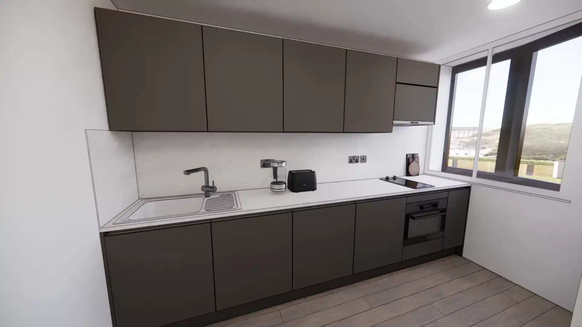 Premium 2 Bed Apartment - Kitchen