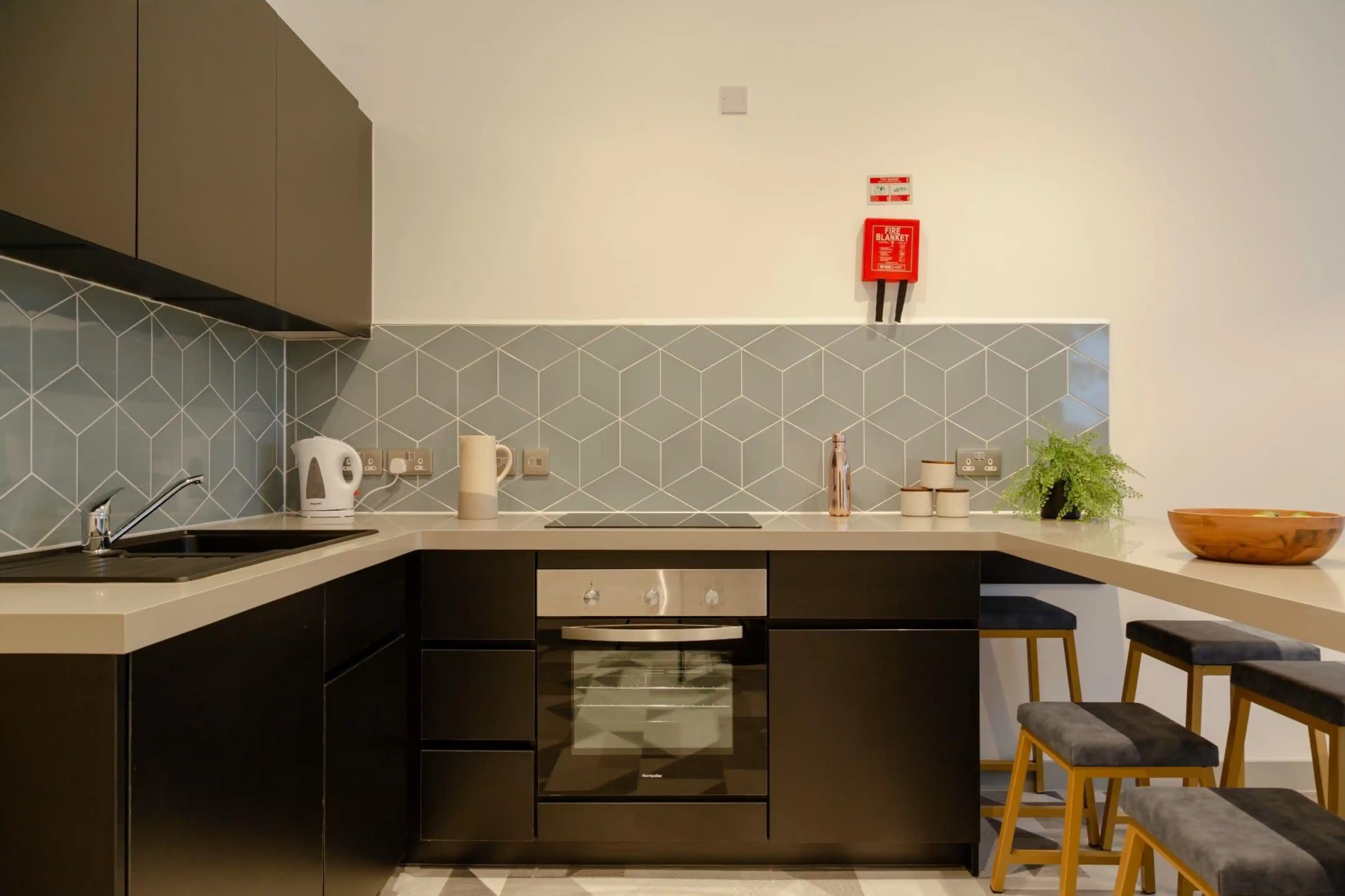 6 Bed Standard Ensuite - Kitchen