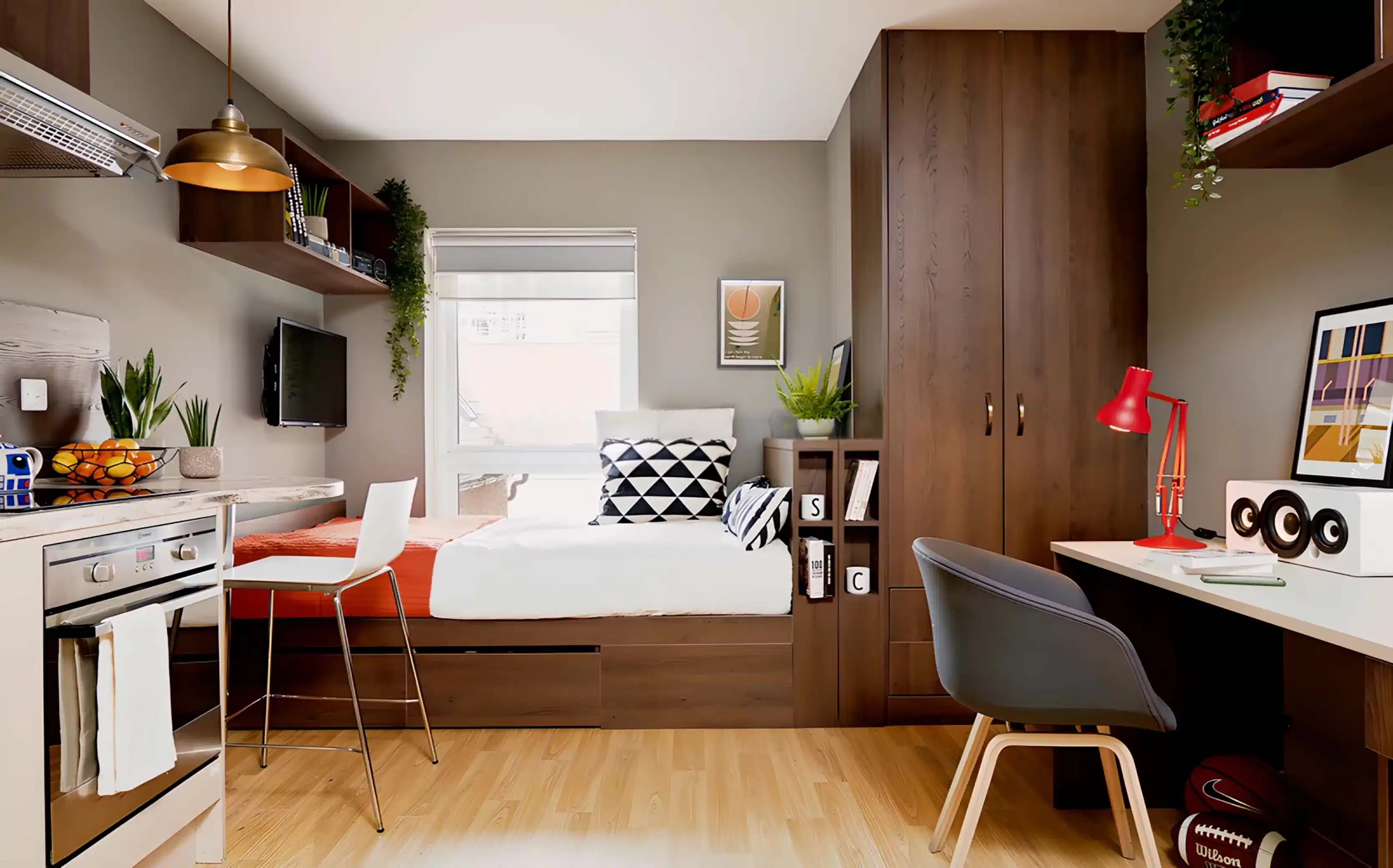 Harrison Studio - Bedroom
