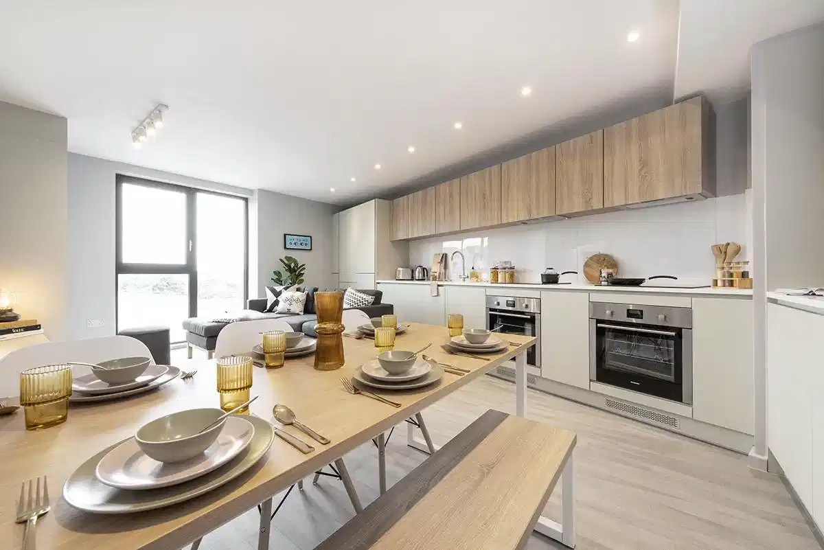 6 Bed Standard Ensuite - Kitchen