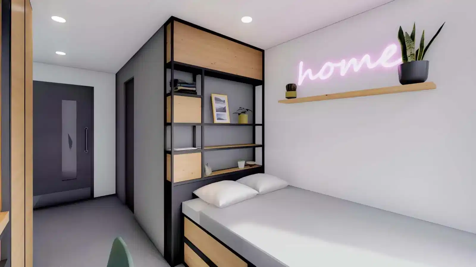 Studio (Top Floor) - Bedroom