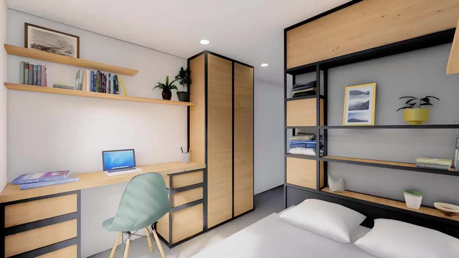 Studio (Top Floor) - Bedroom
