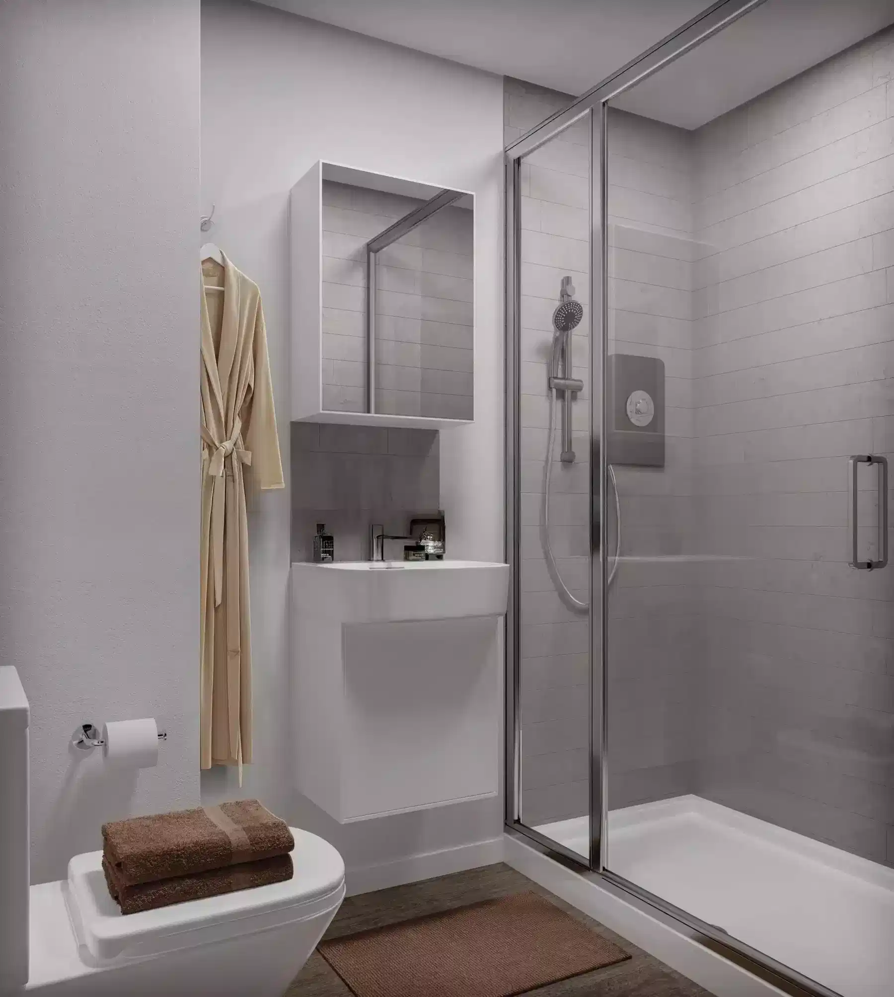 Premium 8 Bed Plus Ensuite - Bathroom