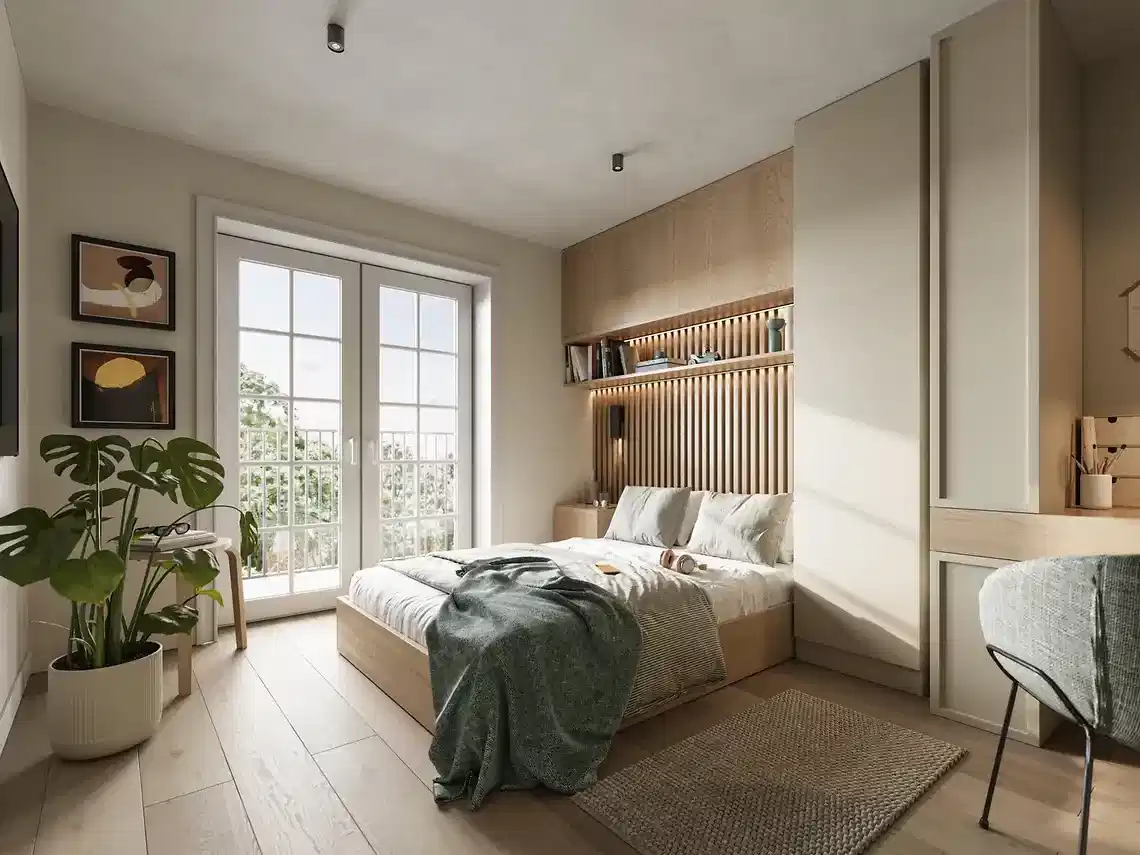 Luxury Studio - Bedroom