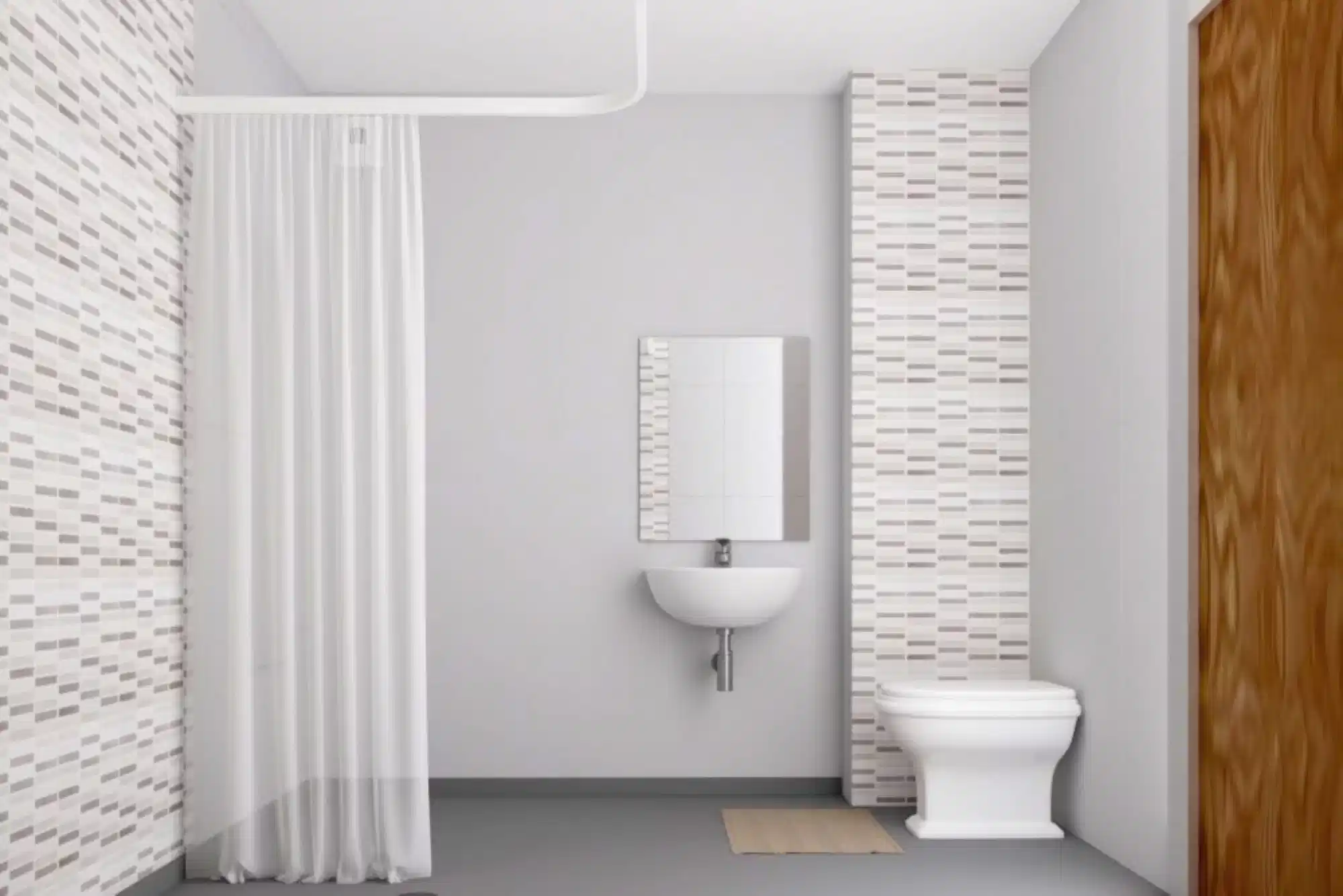 1-Bed Apartment. 3rd & 4th floors  - Bathroom