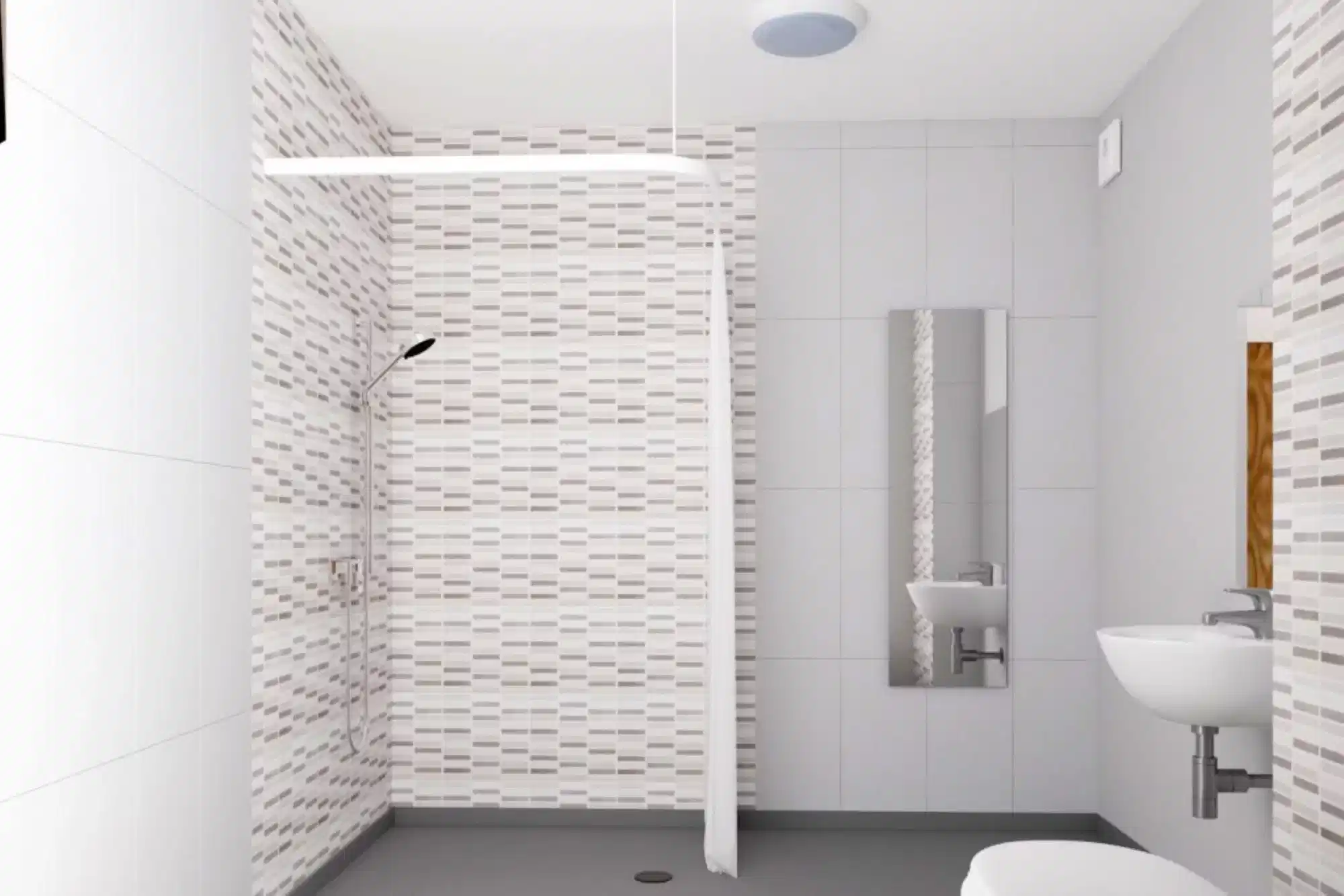 1-Bed Apartment. 3rd & 4th floors  - Bathroom