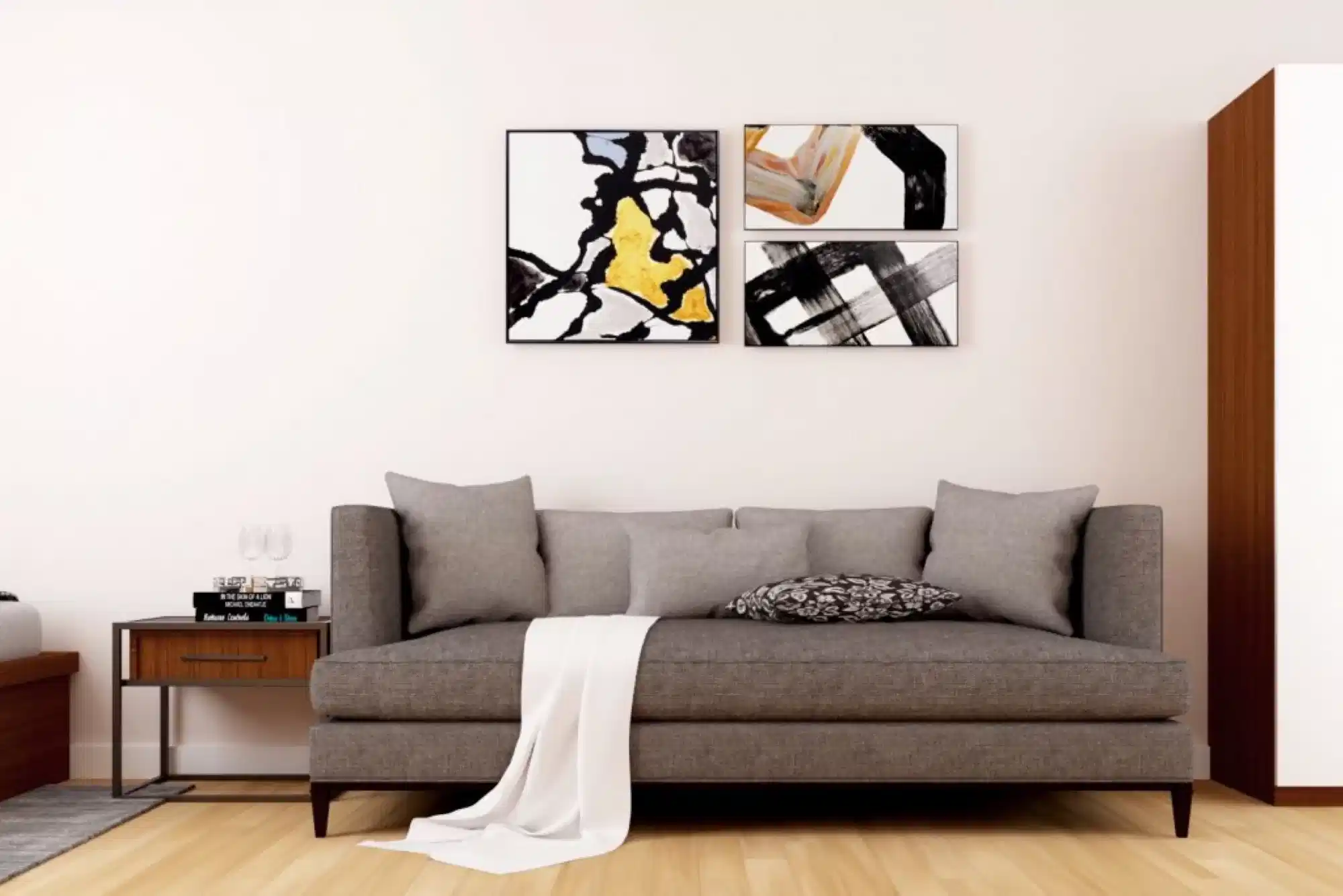 1-Bed Apartment. Ground,1st & 2nd floors - Common Area
